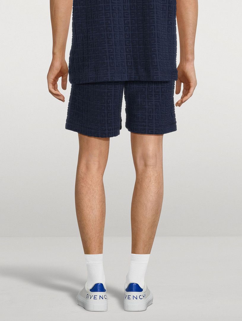Givenchy oc11z0725 Towelling Bermuda Shorts in Blue Size US 36 / EU 52 - 4 Thumbnail