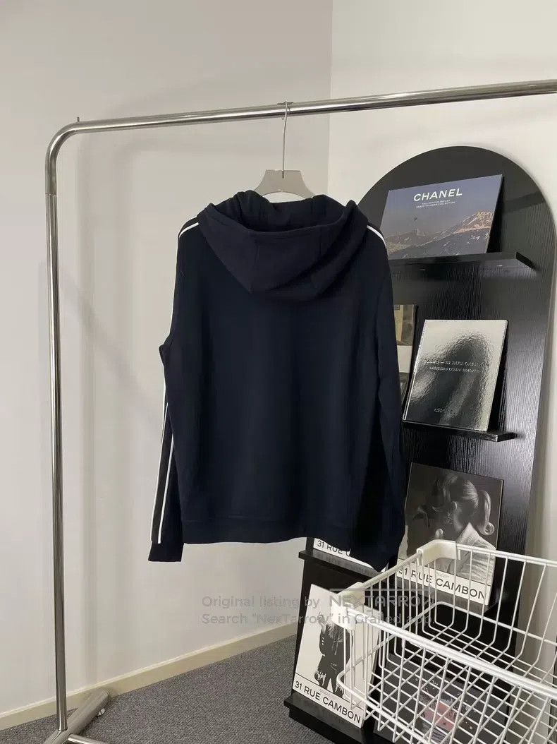 Hermes Hermes Blue hoodie with zipper Size L / US 10 / IT 46 - 2 Thumbnail