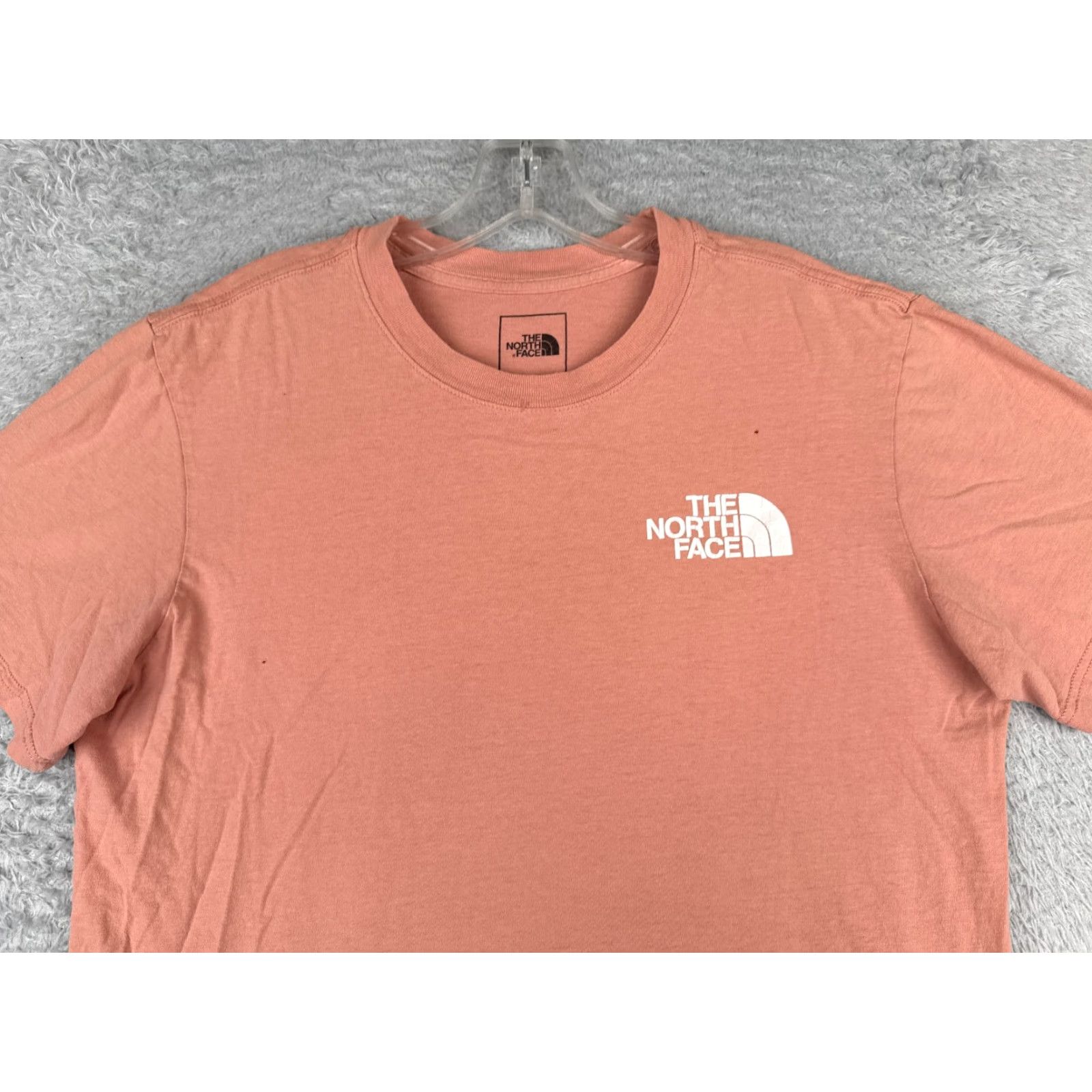 The North Face VINTAGE The North Face Shirt Mens Medium Pink Short Sleeve Crew Neck Logo Cotton READ Size US M / EU 48-50 / 2 - 4 Thumbnail