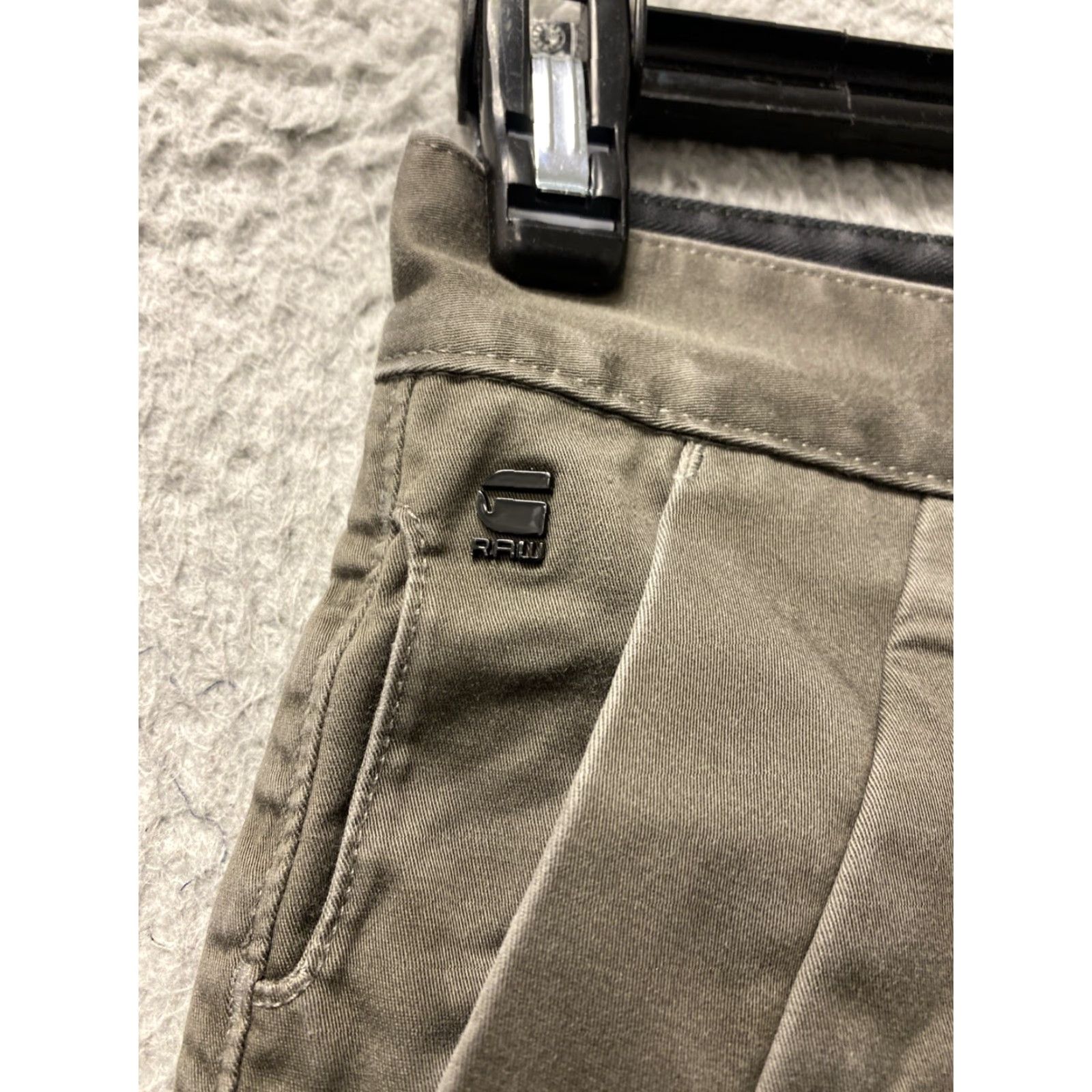 G-Star VINTAGE G-Star RAW Men Skinny Chino Pants Adult Military Green Size 30X32 Casual 90s Size US 30 / EU 46 - 4 Thumbnail