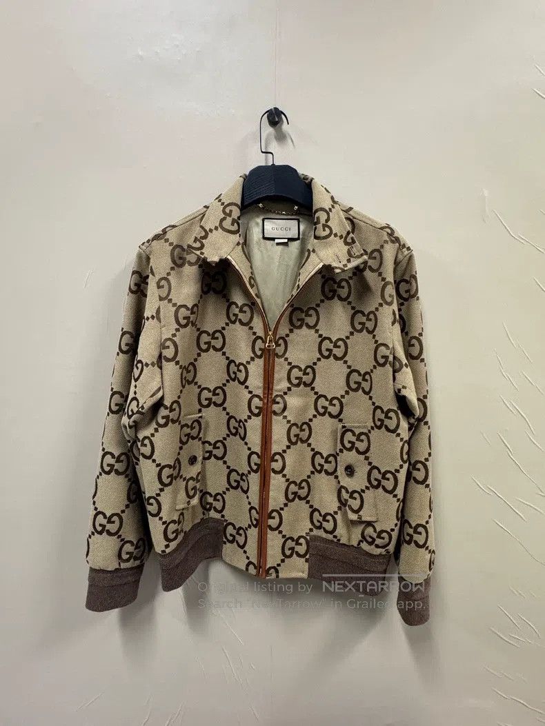 Gucci Gucci SS24 full-print jacquard stitched zipper jacket Size US M / EU 48-50 / 2 - 3 Thumbnail