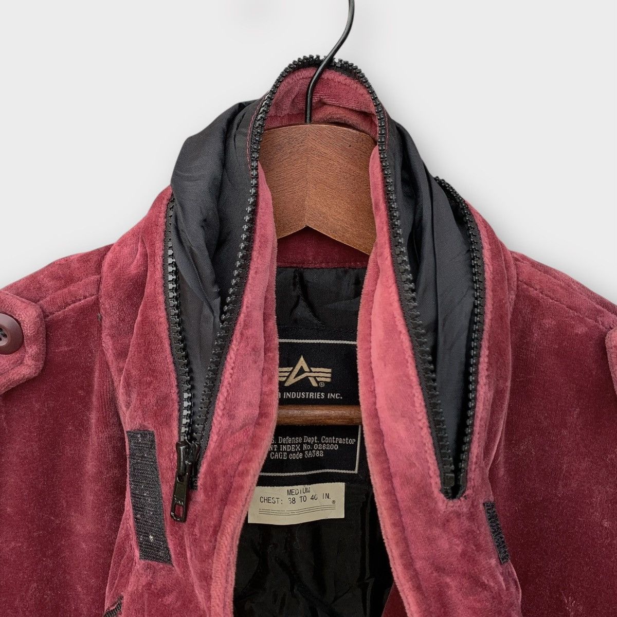 Alpha Industries ALPHA INDUSTRIES M65 VELVET MILITARY JACKET ZIPPER Size US M / EU 48-50 / 2 - 10 Thumbnail
