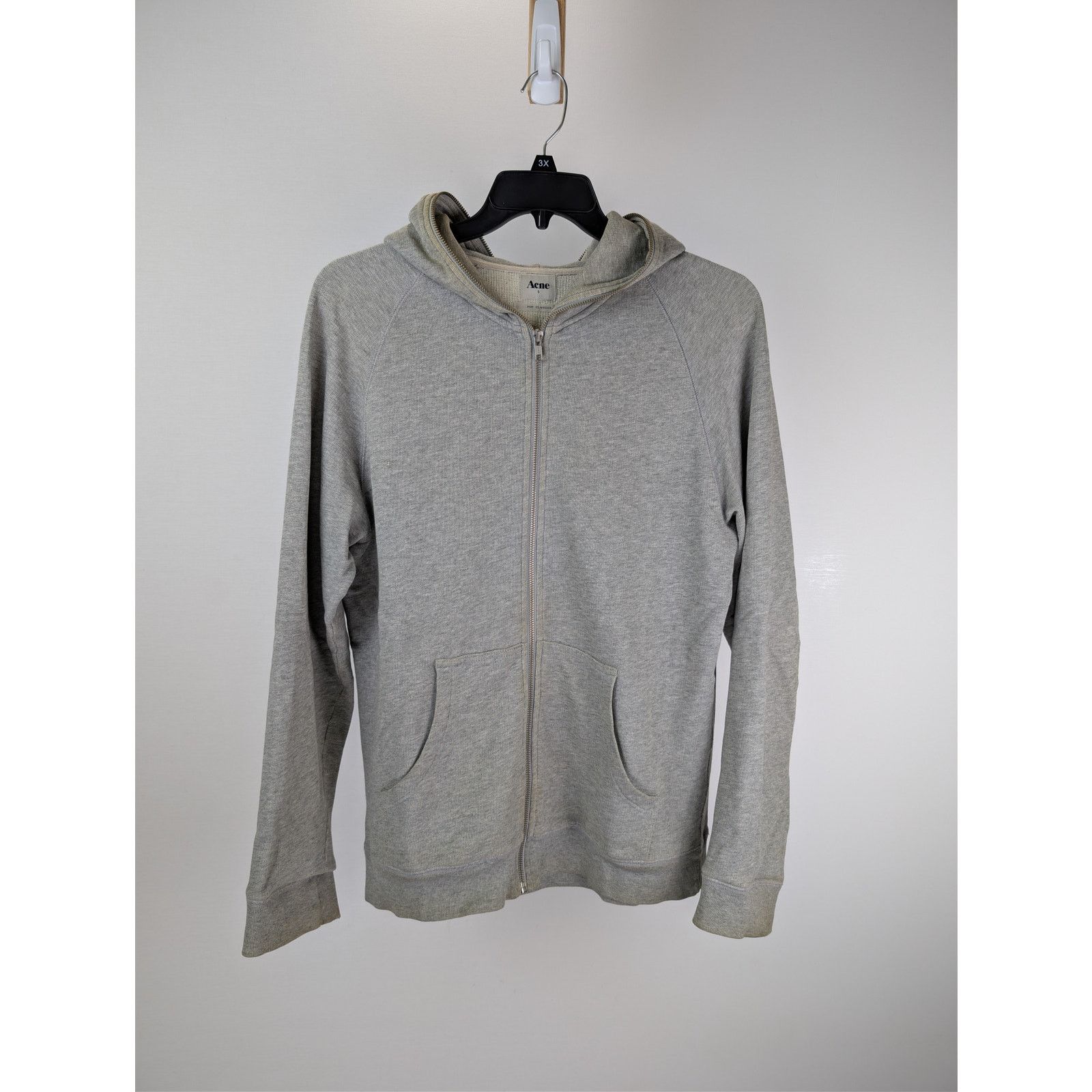 Acne Studios o1rshd1 Acne Full Zip Acne Hoodie in Grey Size US S / EU 44-46 / 1 - 1 Thumbnail