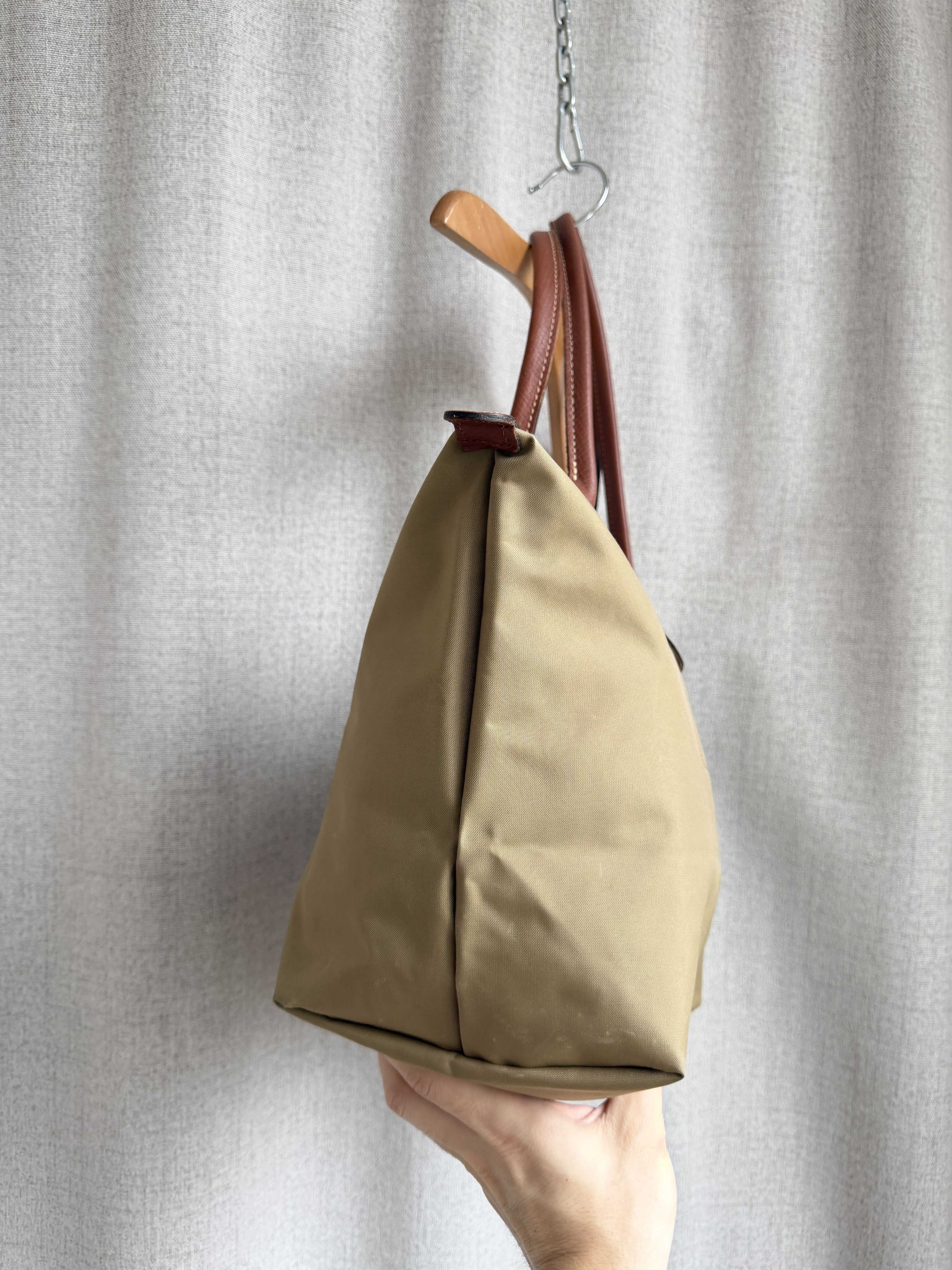 Longchamp Longchamp Khaki Green Nylon Bag M Size ONE SIZE - 4 Thumbnail