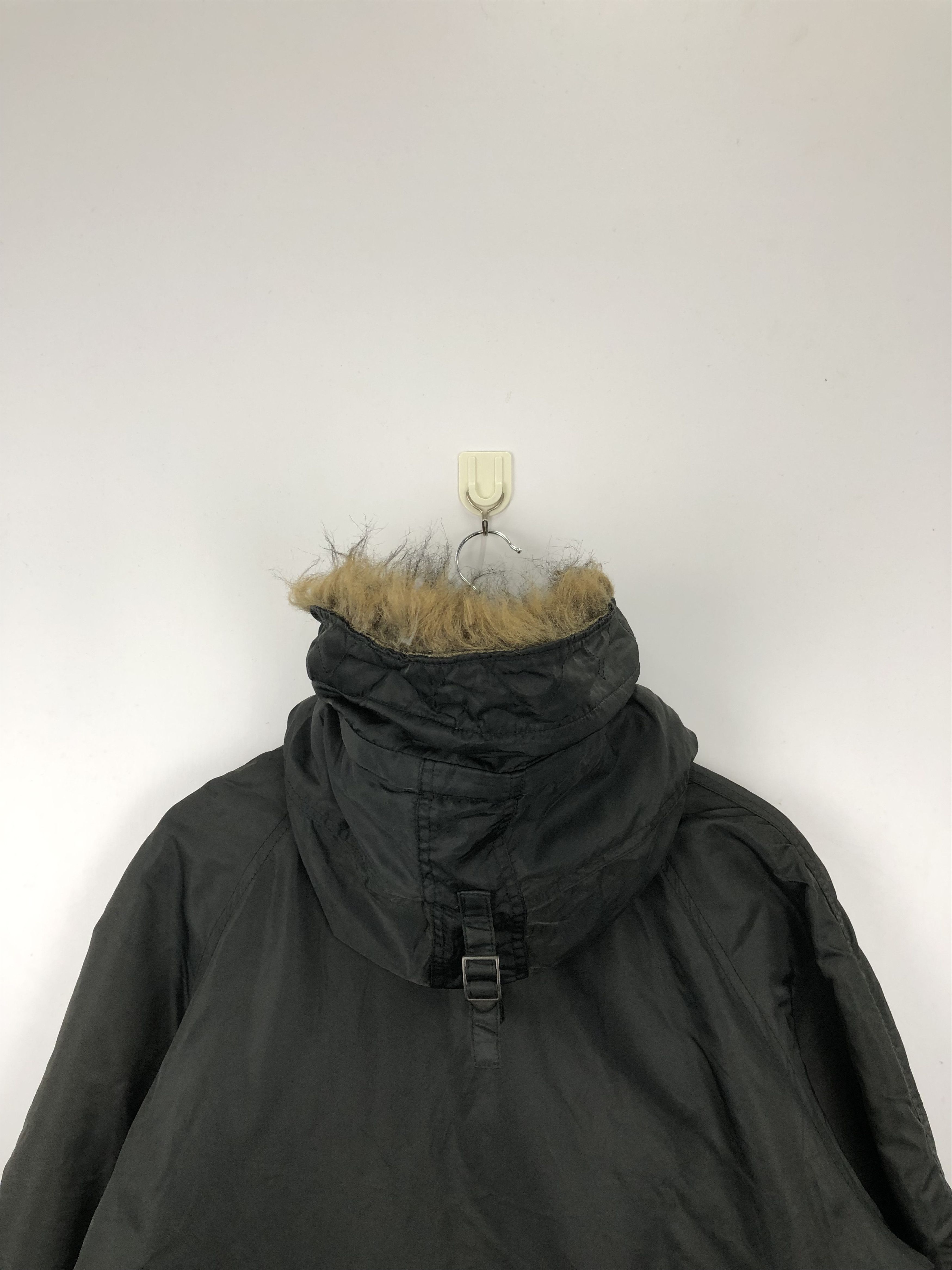 Avirex Vintage 90s Avirex Military Hoodie Sherpa Bomber Jacket Size US M / EU 48-50 / 2 - 4 Thumbnail