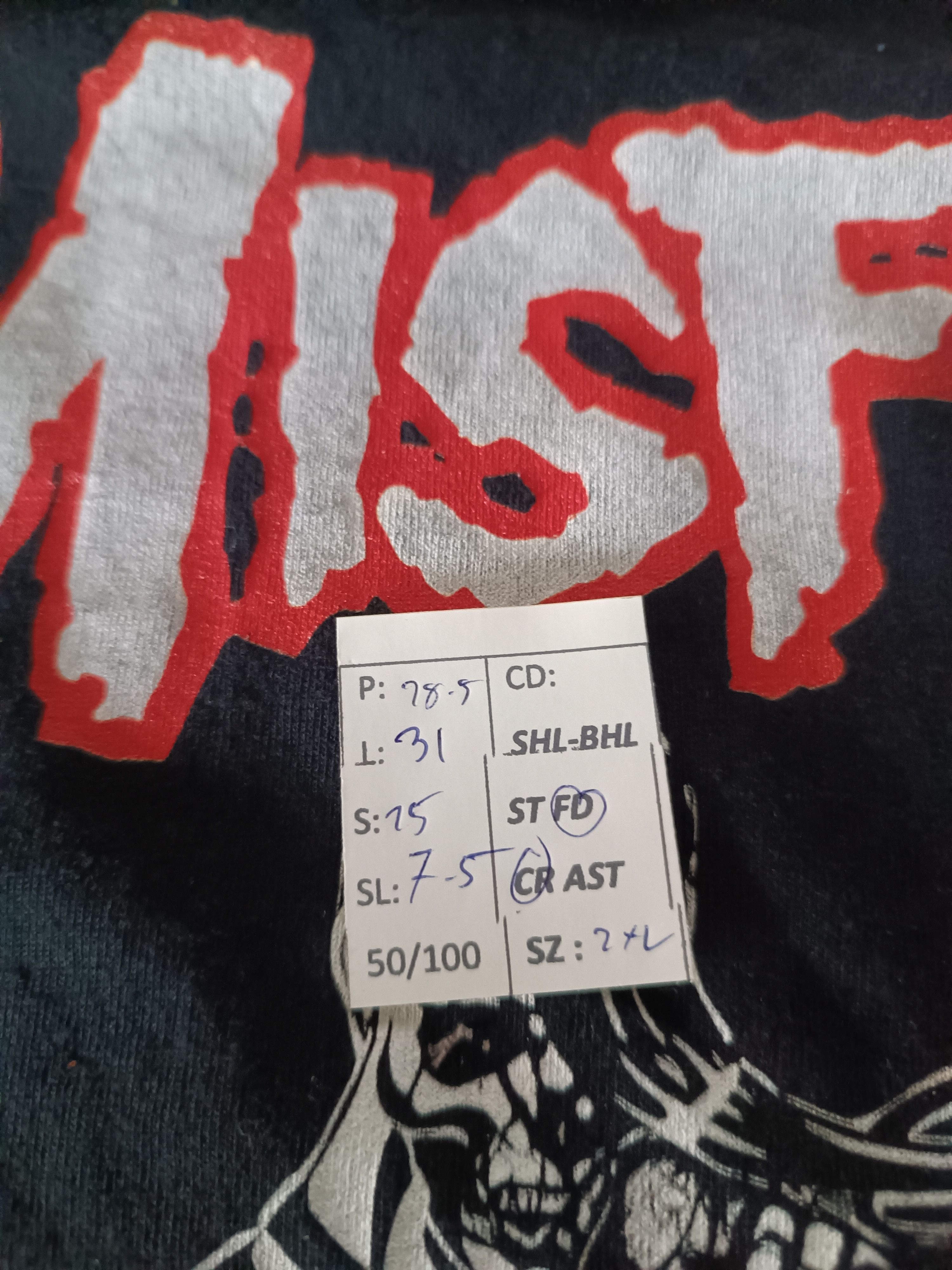 Band Tees VINTAGE MISFITS LEGACY OF BRUTALITY PUNK TEE rancid ramones Size US XXL / EU 58 / 5 - 16 Thumbnail