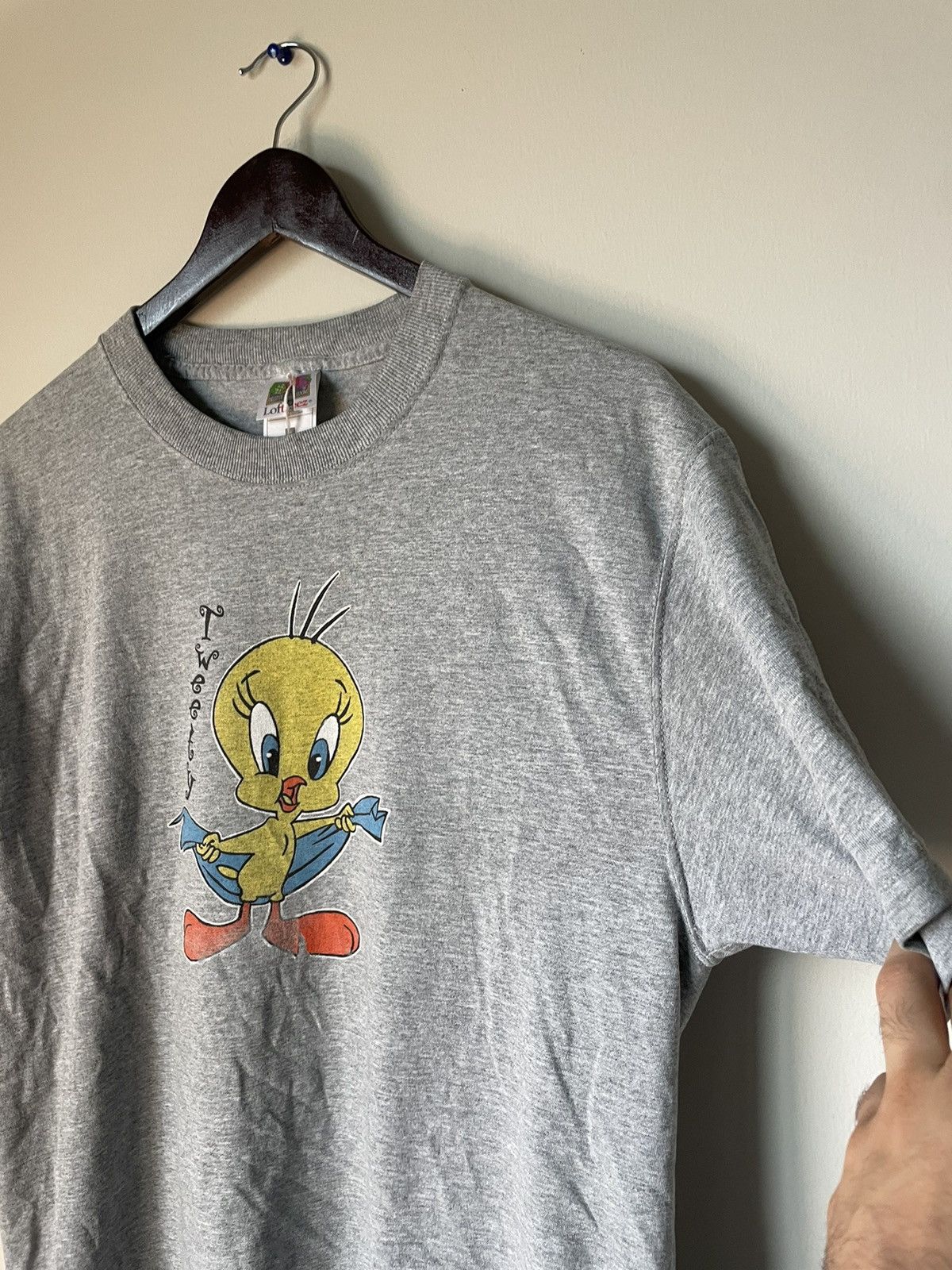 Fruit Of The Loom × Vintage Vintage 90s tweety tee Size US L / EU 52-54 / 3 - 2 Thumbnail