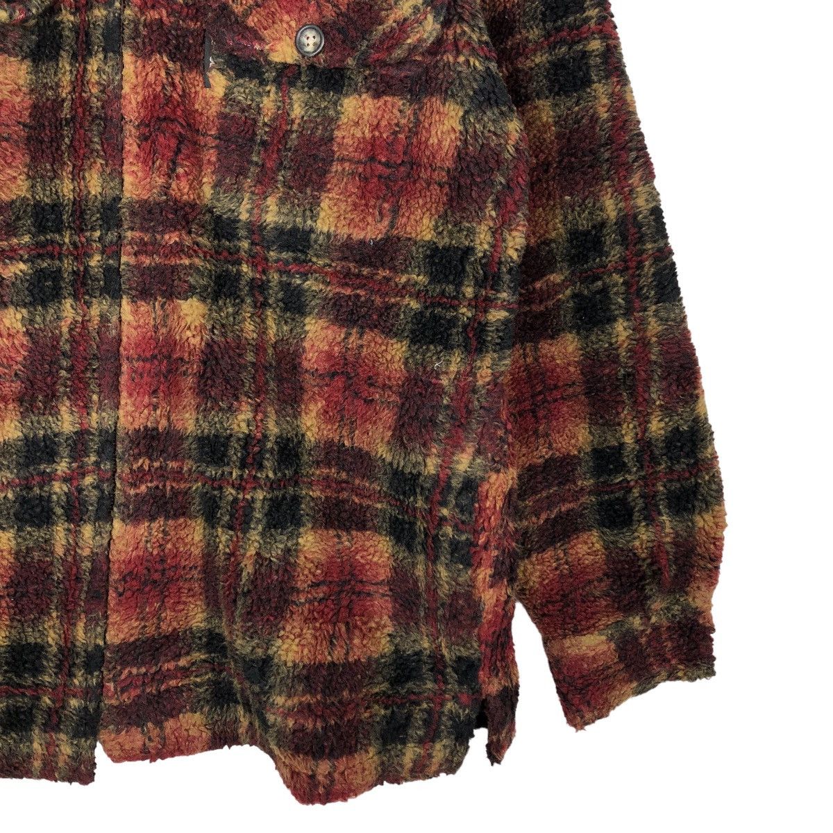 Japanese Brand 🔥90’s Vintage Fleece Jacket Mavi & Sons Tartan Design Size US M / EU 48-50 / 2 - 4 Thumbnail