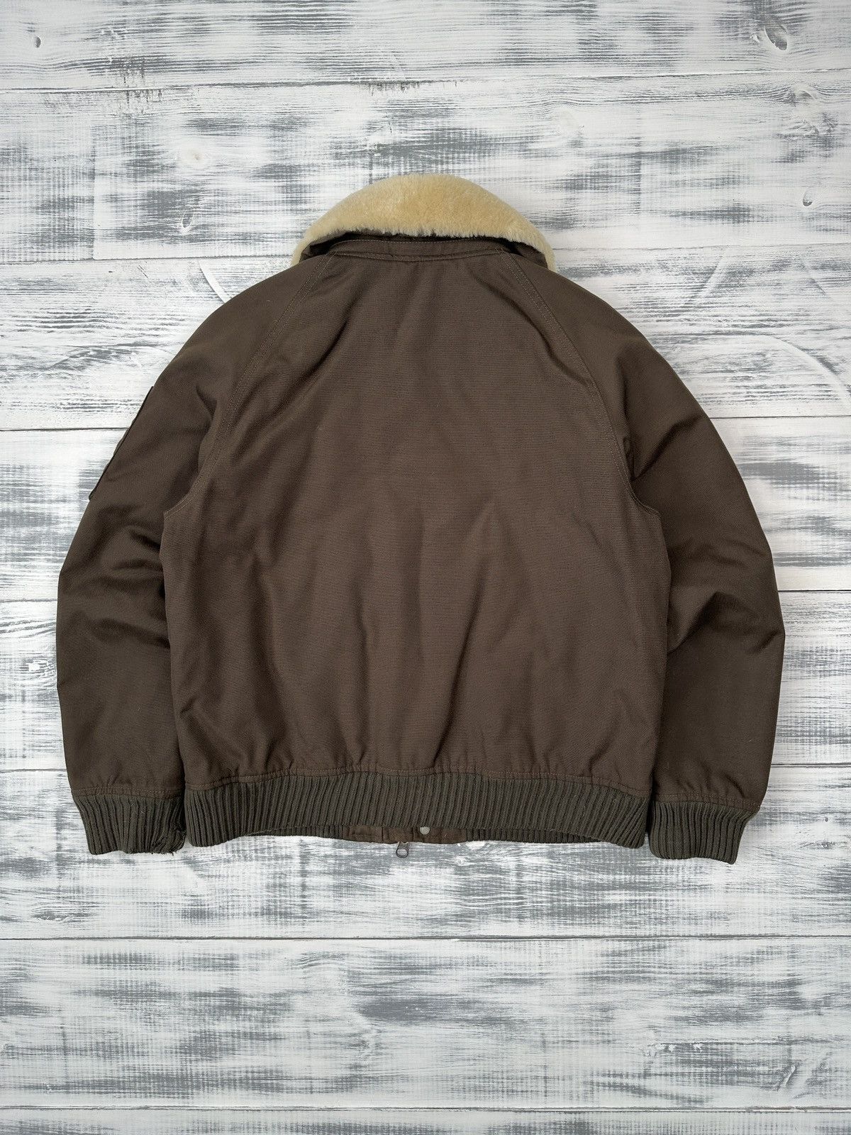 Woolrich Woolen Mills WOOLRICH Fur Collar Brown Thermolite Bomber Jacket Men’s M Size US M / EU 48-50 / 2 - 2 Thumbnail