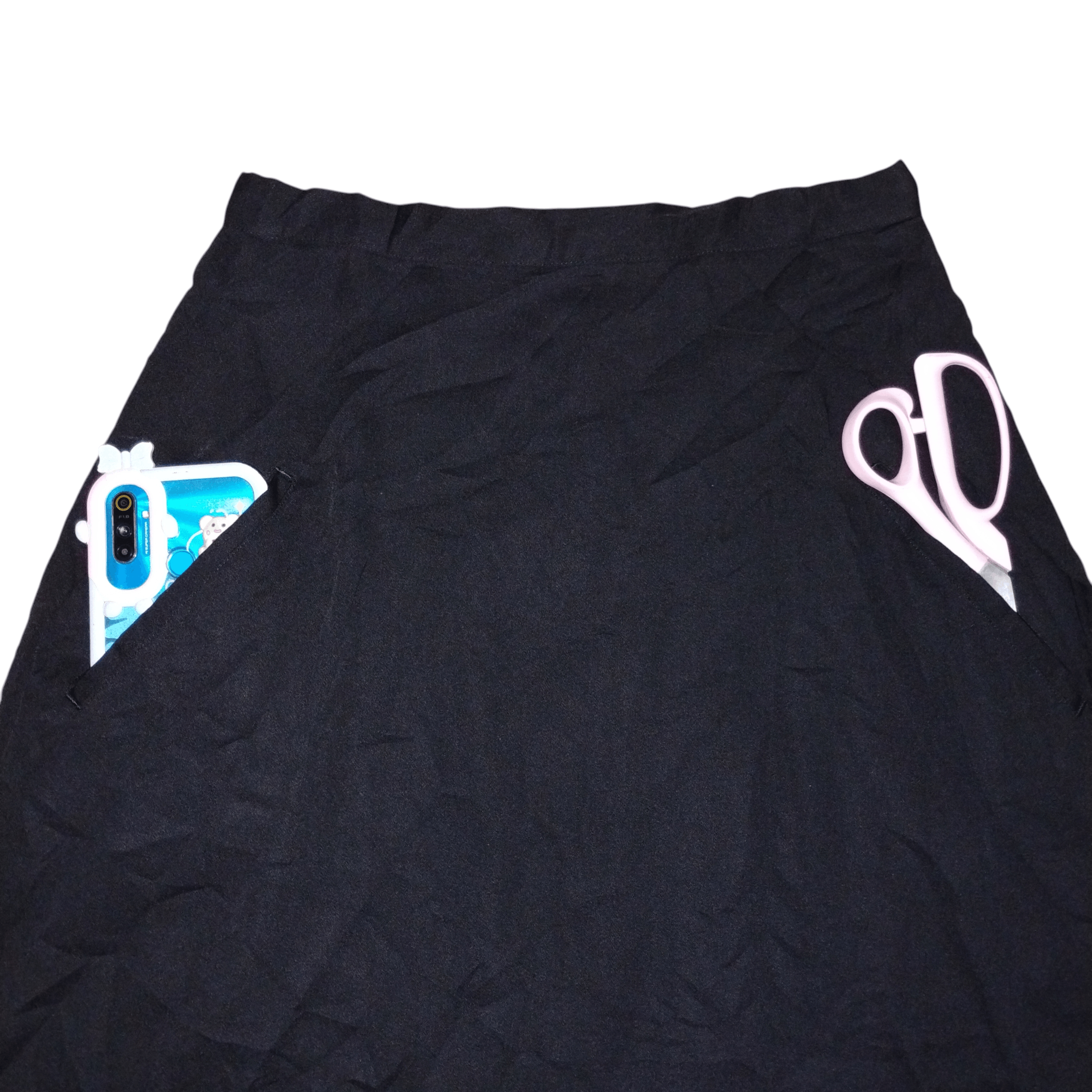 Y's Y's Yohji Yamamoto Vintage Nice Design Black Skirts Size 26" / US 2 / IT 38 - 5 Thumbnail