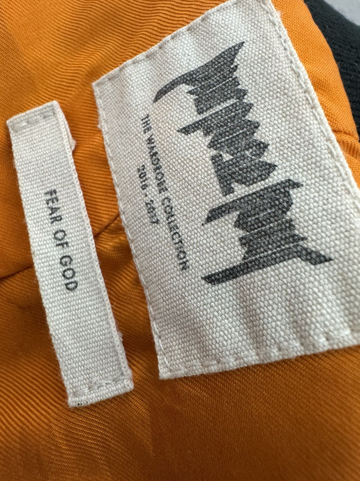 EUC Fear of God x Justin Bieber Purpose Tour Bomber Jacket