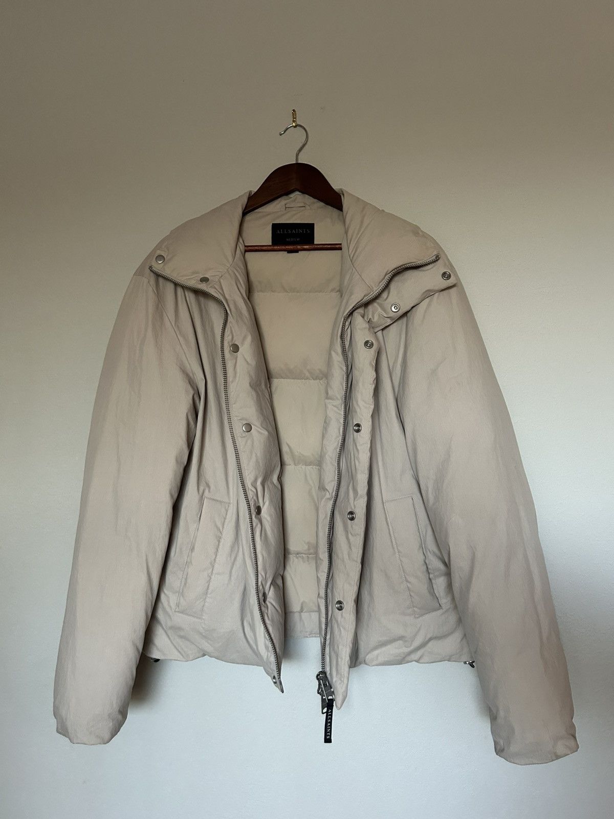 Allsaints Allsaints Beige Big Puffer Size US L / EU 52-54 / 3 - 1 Thumbnail