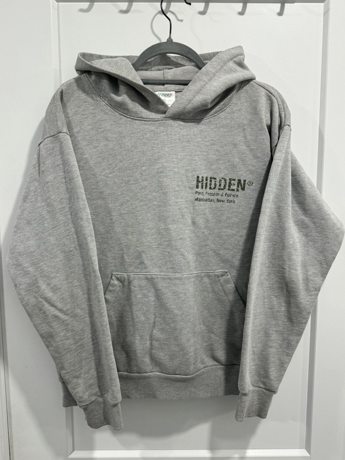 HIDDEN Hidden NY Magazine Hoodie 2XL Heather Grey | Grailed