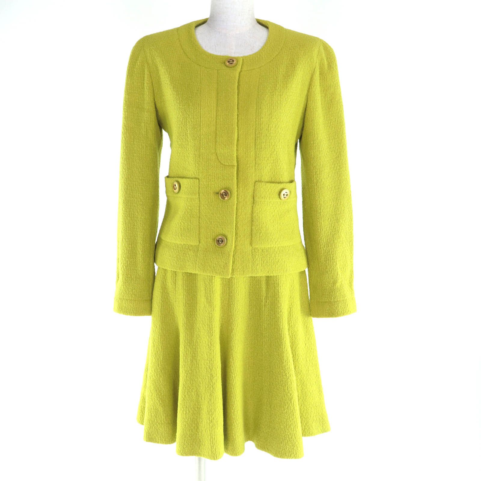 Chanel Chanel Wool Suit Cotton Suits DUTY FREE for USA