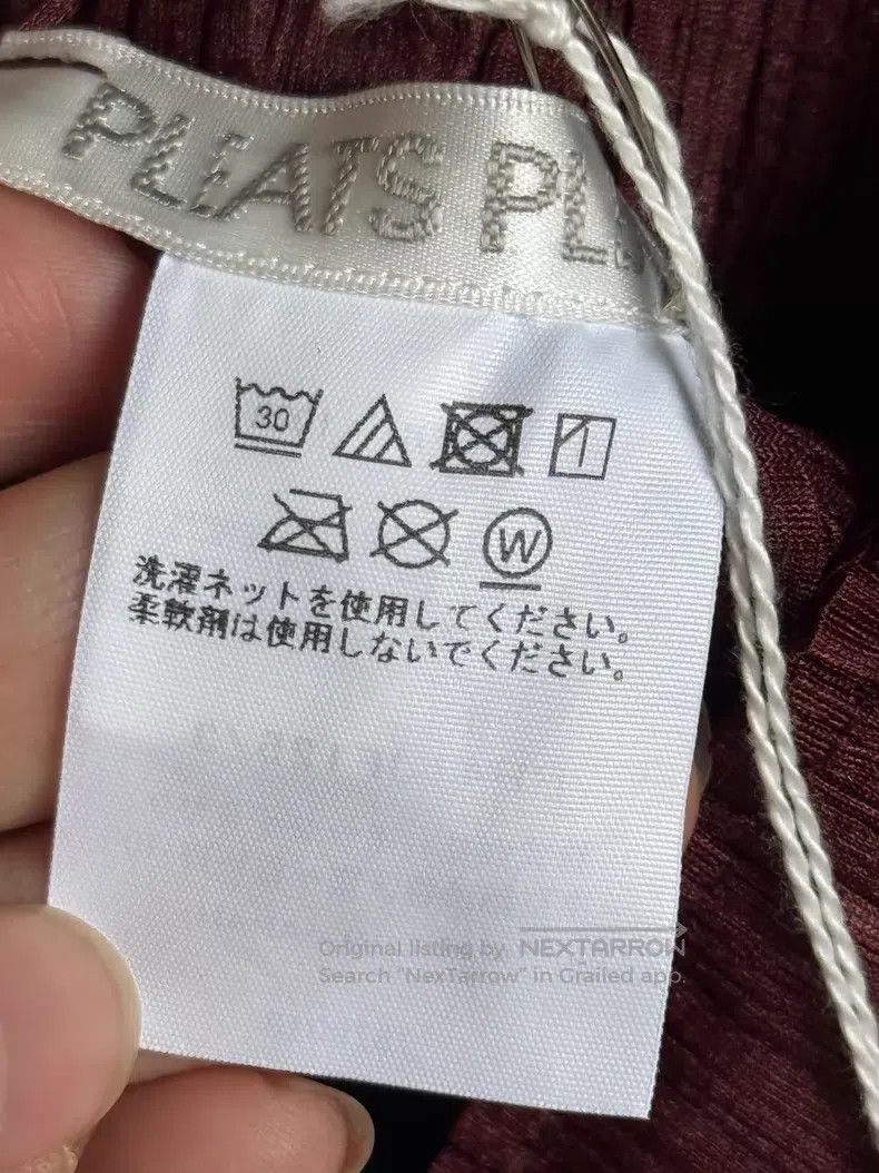 Issey Miyake Issey Miyake size:3 Burgundy Pants Size 31" - 6 Thumbnail