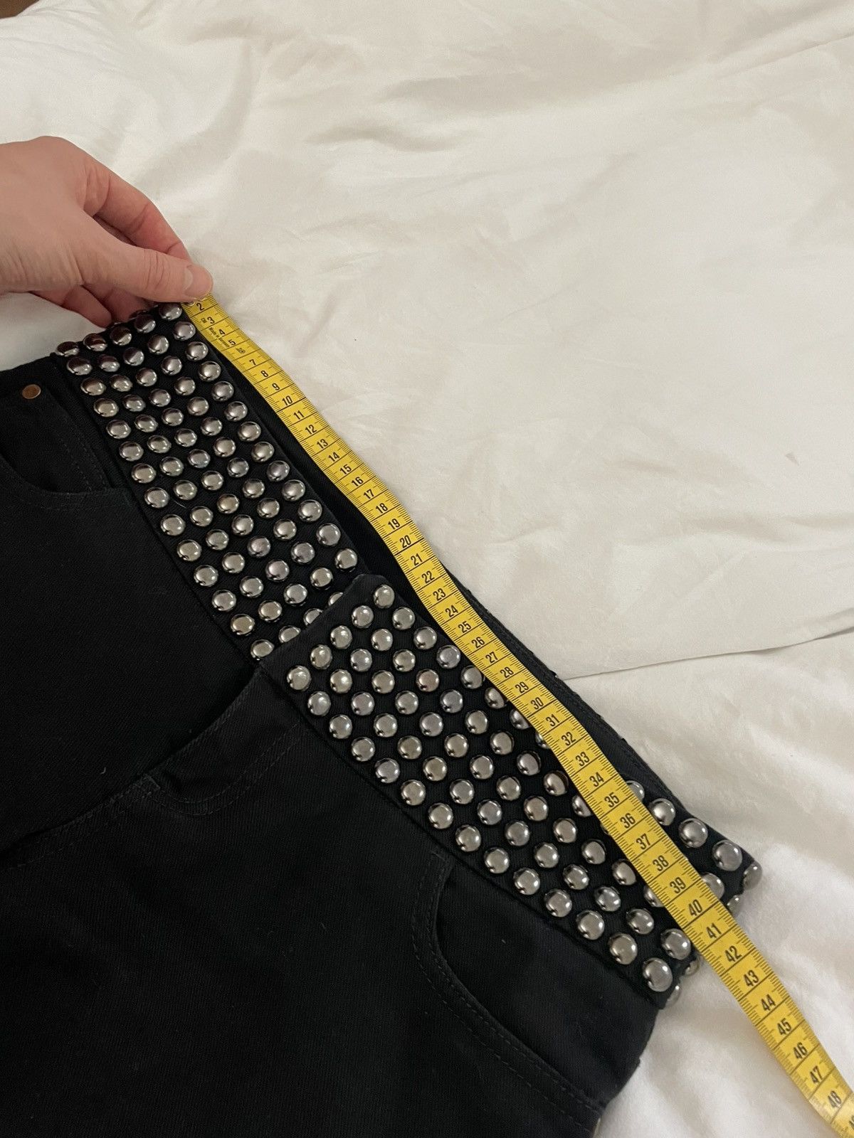 Gucci Gucci stud belted skinny low waist indie sleaze jeans Size 28" / US 6 / IT 42 - 13 Thumbnail