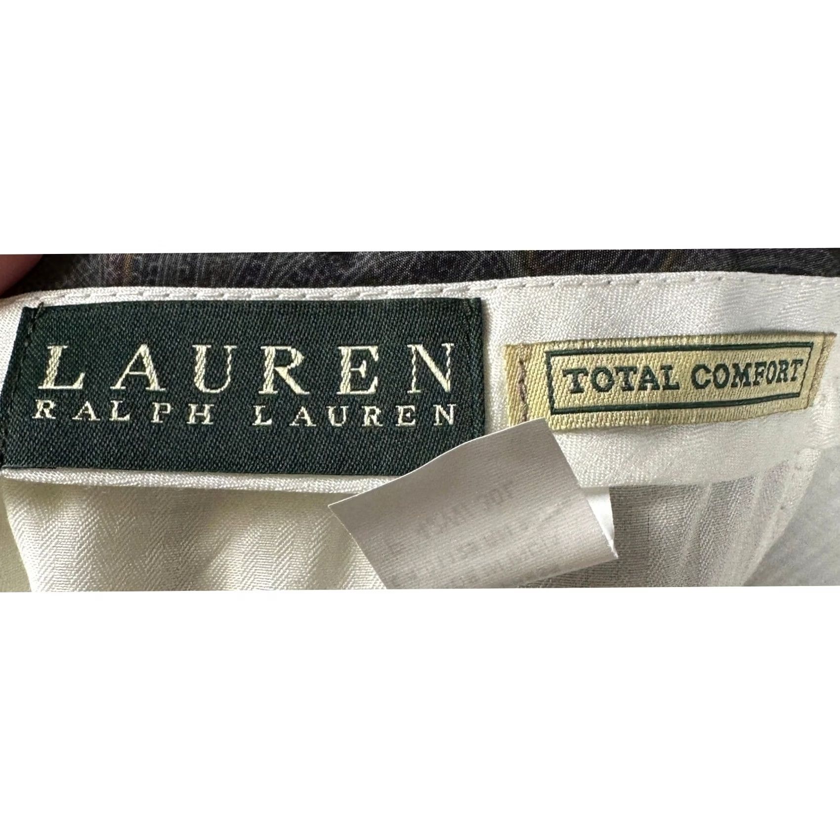 Ralph Lauren Lauren Ralph Lauren Total Comfort Pants Wool 42x30 Tan Dress Pants Pleated Classic Mens Business Formal Wardrobe Bottoms Size US 42 / EU 58 - 4 Thumbnail