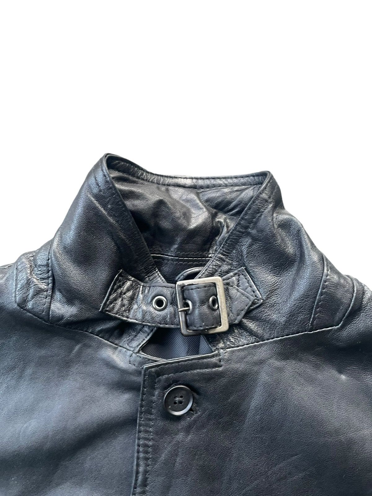 Japanese Brand The Suit Company Leather Coat Jacket Size US M / EU 48-50 / 2 - 6 Thumbnail