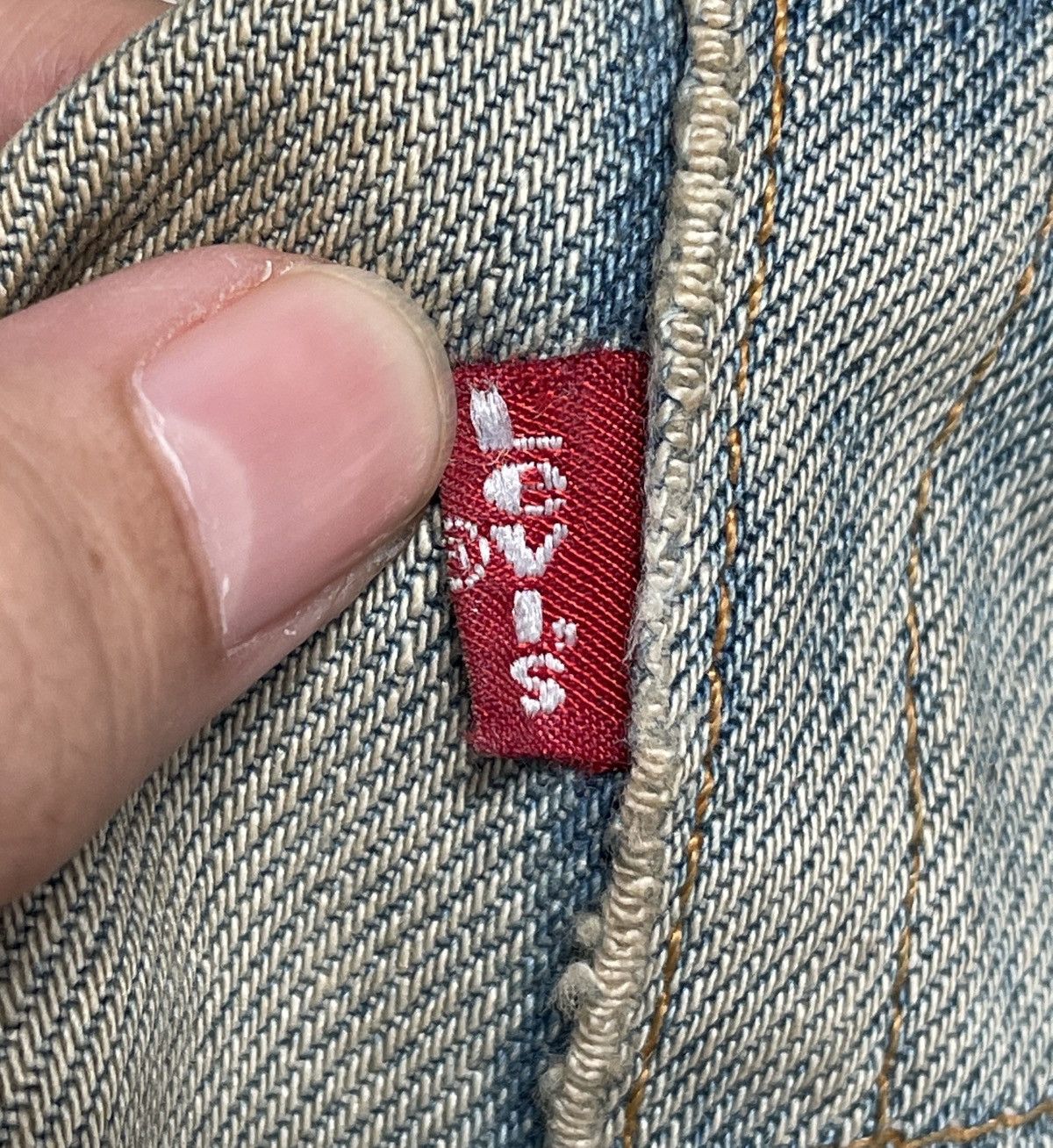 Levi's 38x32 Vintage Brand Levi’s 501 Distressed Jeans 1990s Size US 32 / EU 48 - 10 Thumbnail