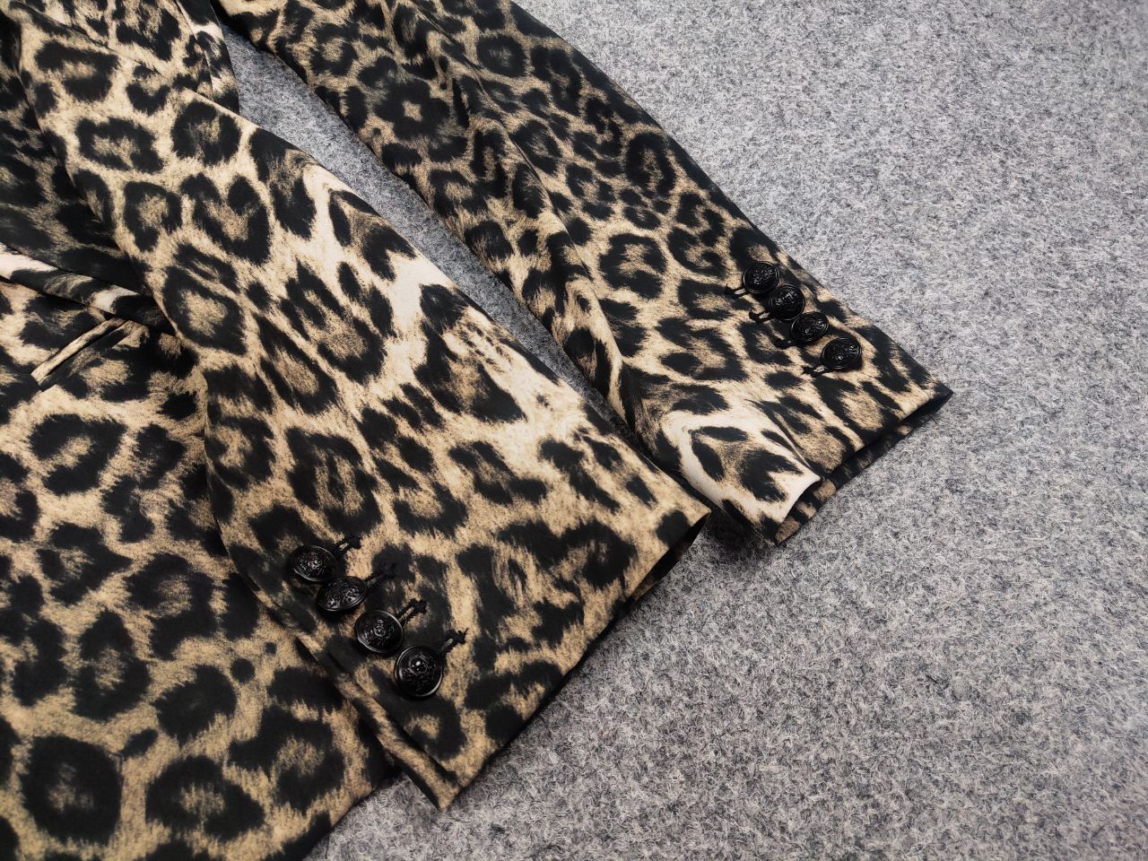 The Kooples The Kooples design Leopard print straight-cut Blazer Jacket Size S / US 4 / IT 40 - 10 Thumbnail