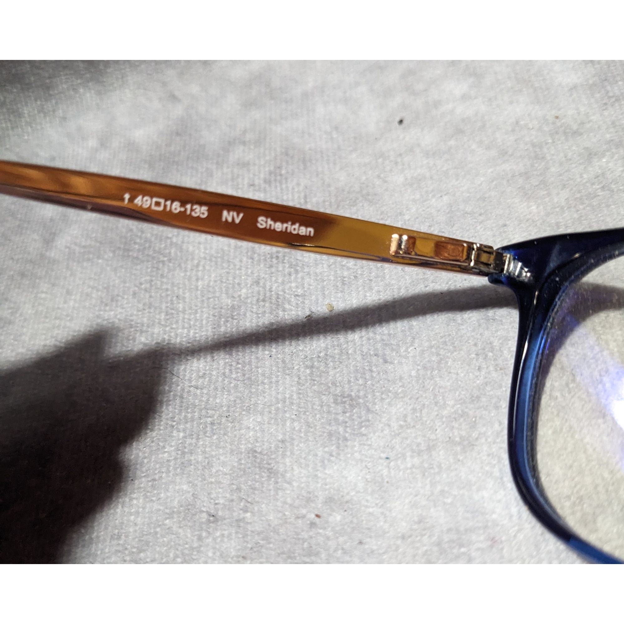 Lilly Pulitzer Lily Pulitzer Sheridan Blue And White Floral Eyeglass Frames Size ONE SIZE - 8 Thumbnail