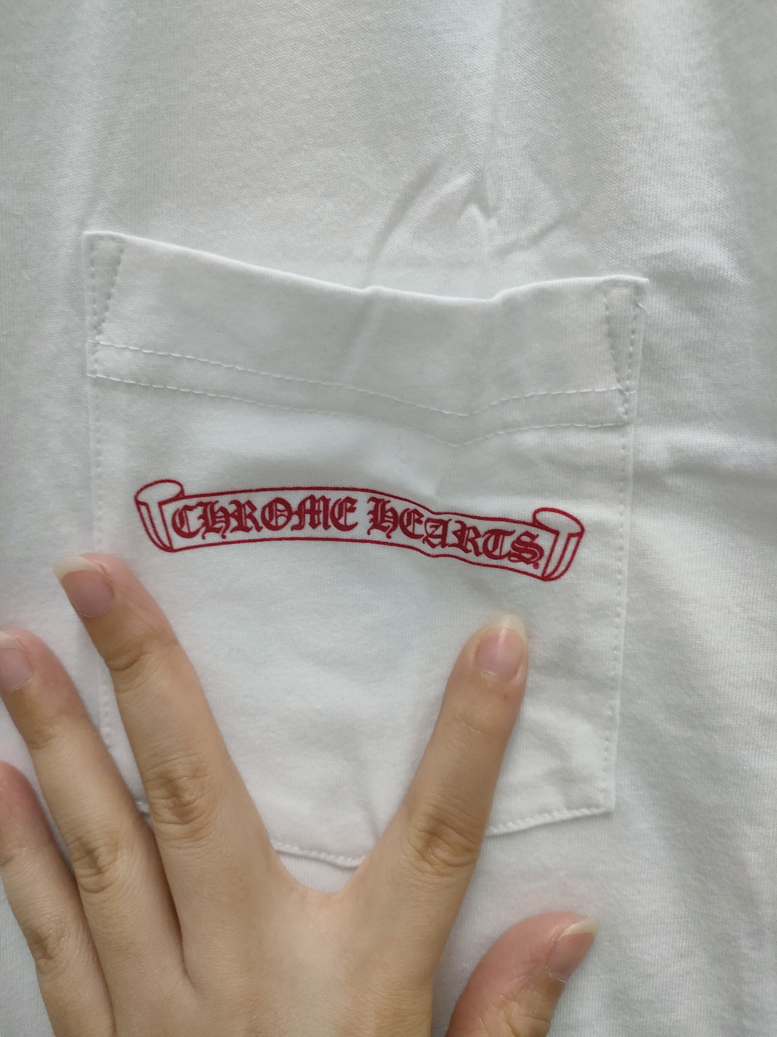 Chrome Hearts Chrome Hearts Horseshoe Scroll Logo Short Sleeve Tee Size US S / EU 44-46 / 1 - 3 Thumbnail