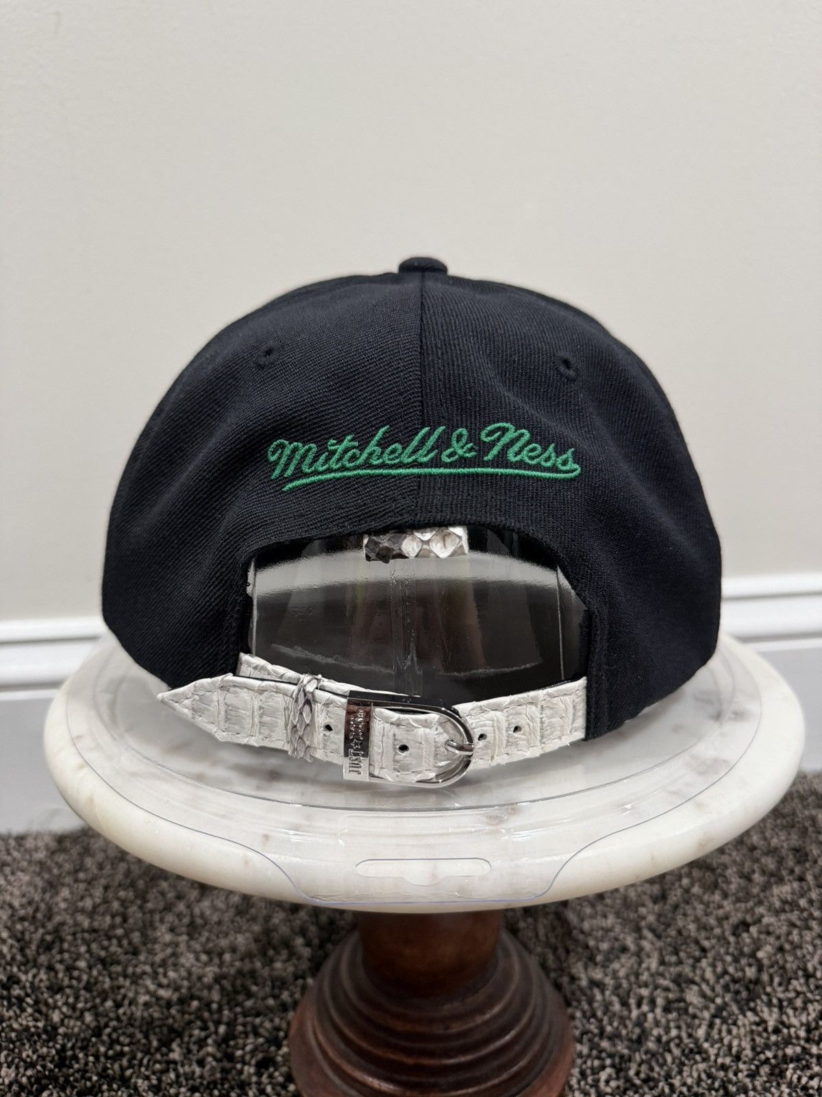 Just Don × Mitchell & Ness × Rsvp Gallery Just Don x Mitchell & Ness NBA Boston Celtics Black Hat Size ONE SIZE - 4 Thumbnail