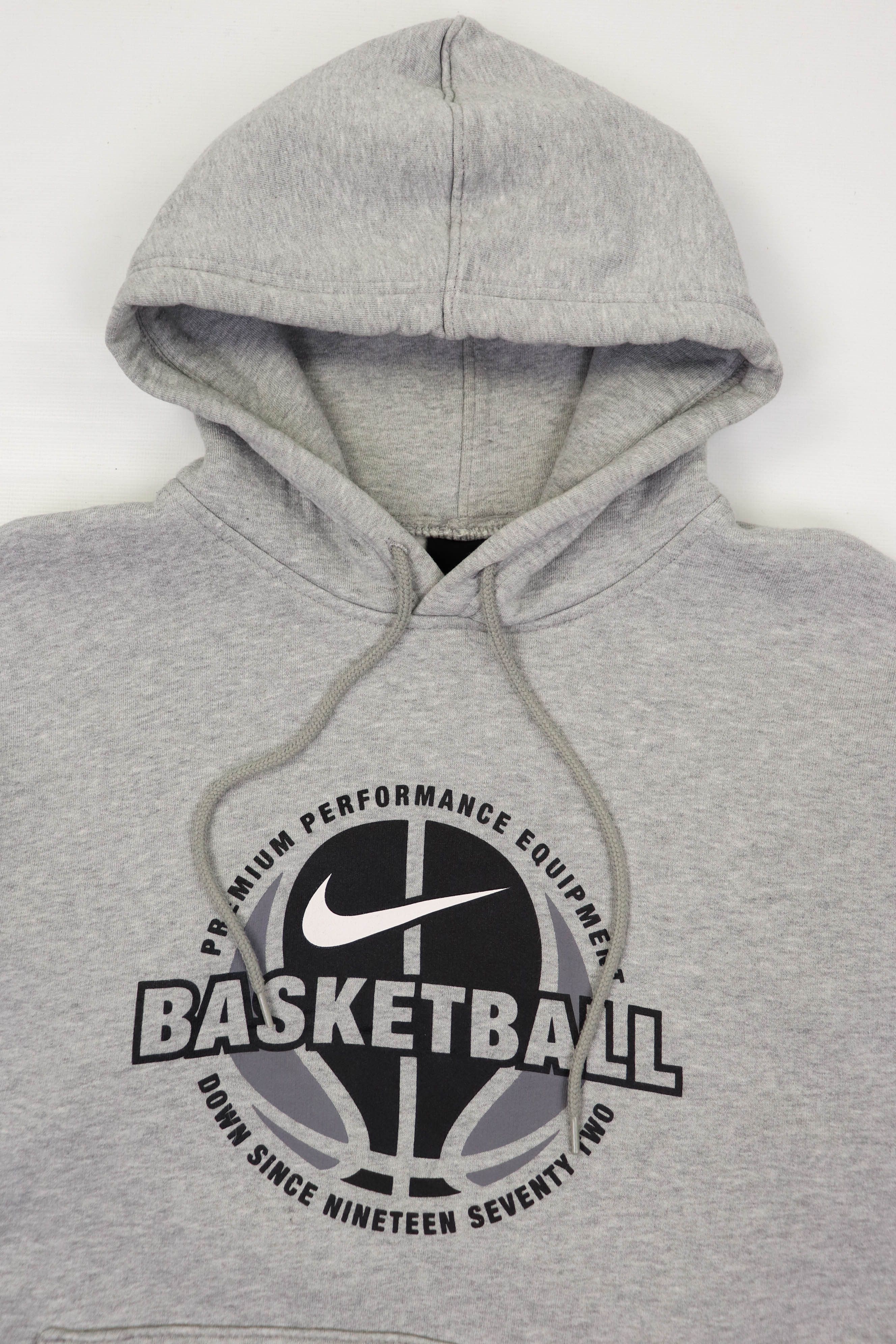 Nike Nike Vintage 00s Basketball Gray Graphics Hoodie Size US M / EU 48-50 / 2 - 6 Thumbnail