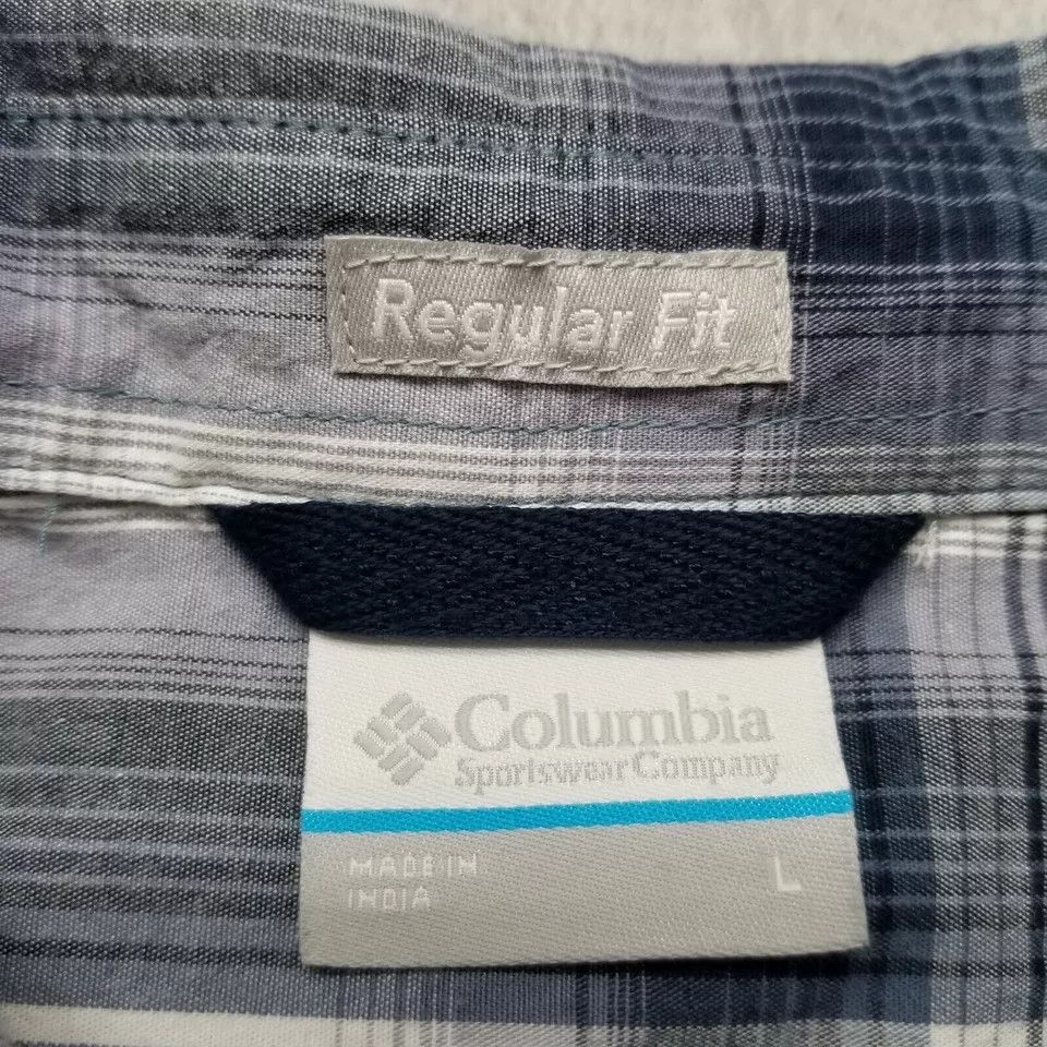 Columbia Columbia Shirt Mens Large Plaid Button Up Short Sleeve Size US L / EU 52-54 / 3 - 6 Thumbnail