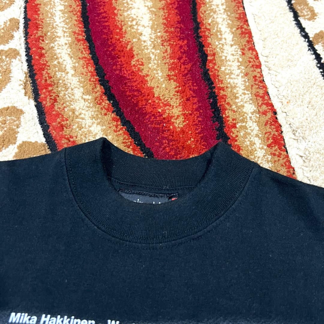 Vintage Vintage 90s Mika Hakkinen Mclaren Mercedes F1 Rare T Shirt Size US M / EU 48-50 / 2 - 4 Thumbnail