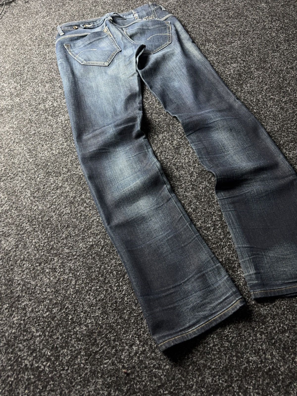 G-Star Retro Y2K 00s G-Star RAW l Vintage Distressed Denim Jeans Size 28" / US 6 / IT 42 - 11 Thumbnail