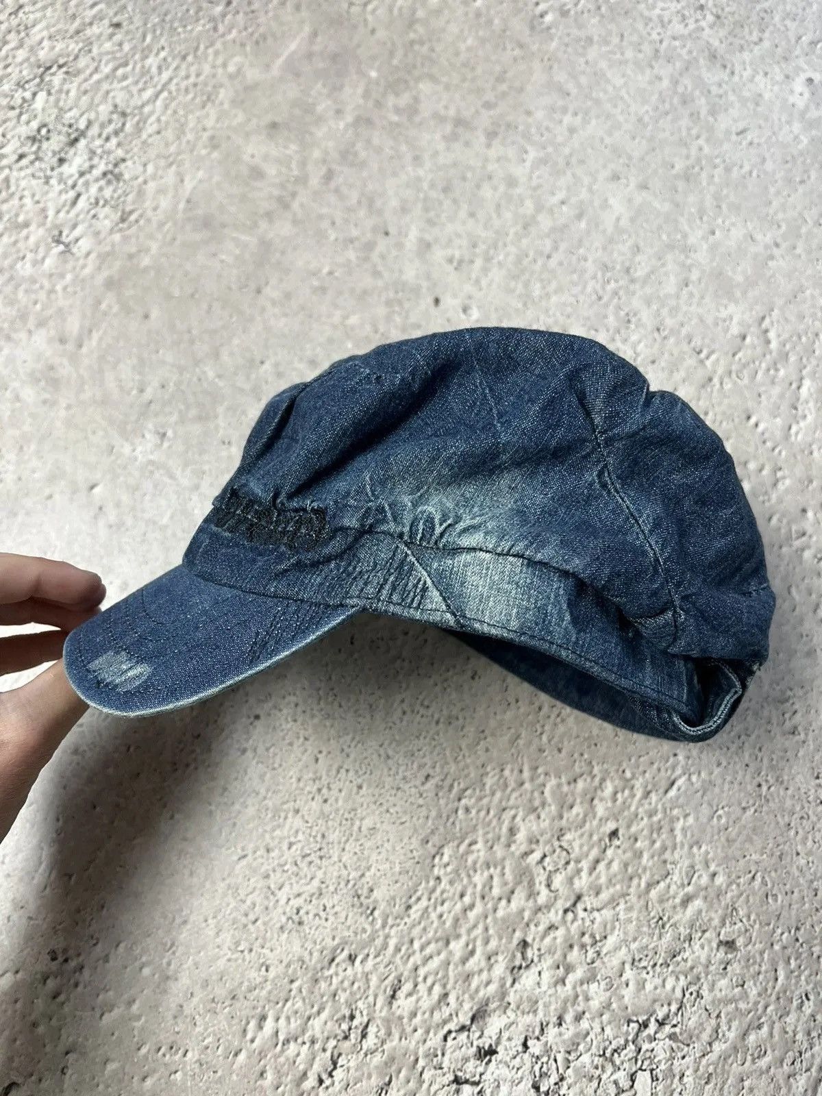 Diesel Vintage diesel japanese denim 90s hat cap Size ONE SIZE - 3 Thumbnail