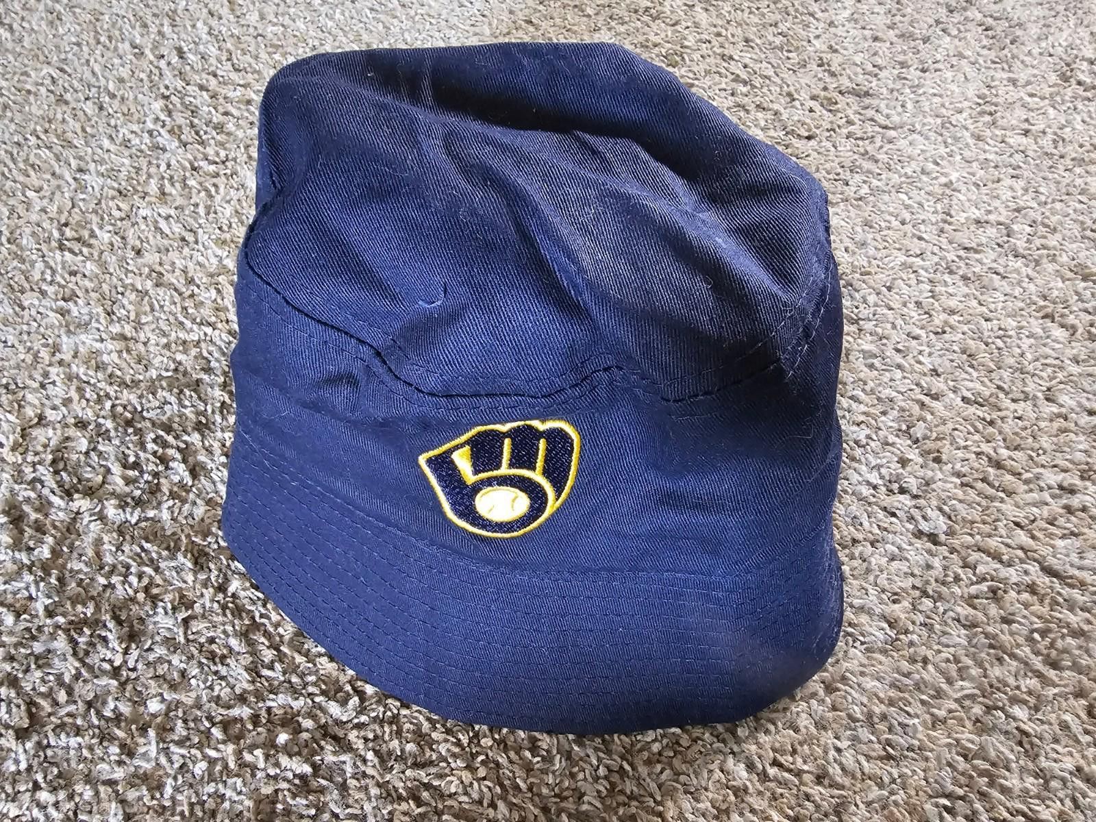 Designer Milwaukee Brewers Bucket Hat Glove Logo Miller Lite Beer Size ONE SIZE - 1 Thumbnail