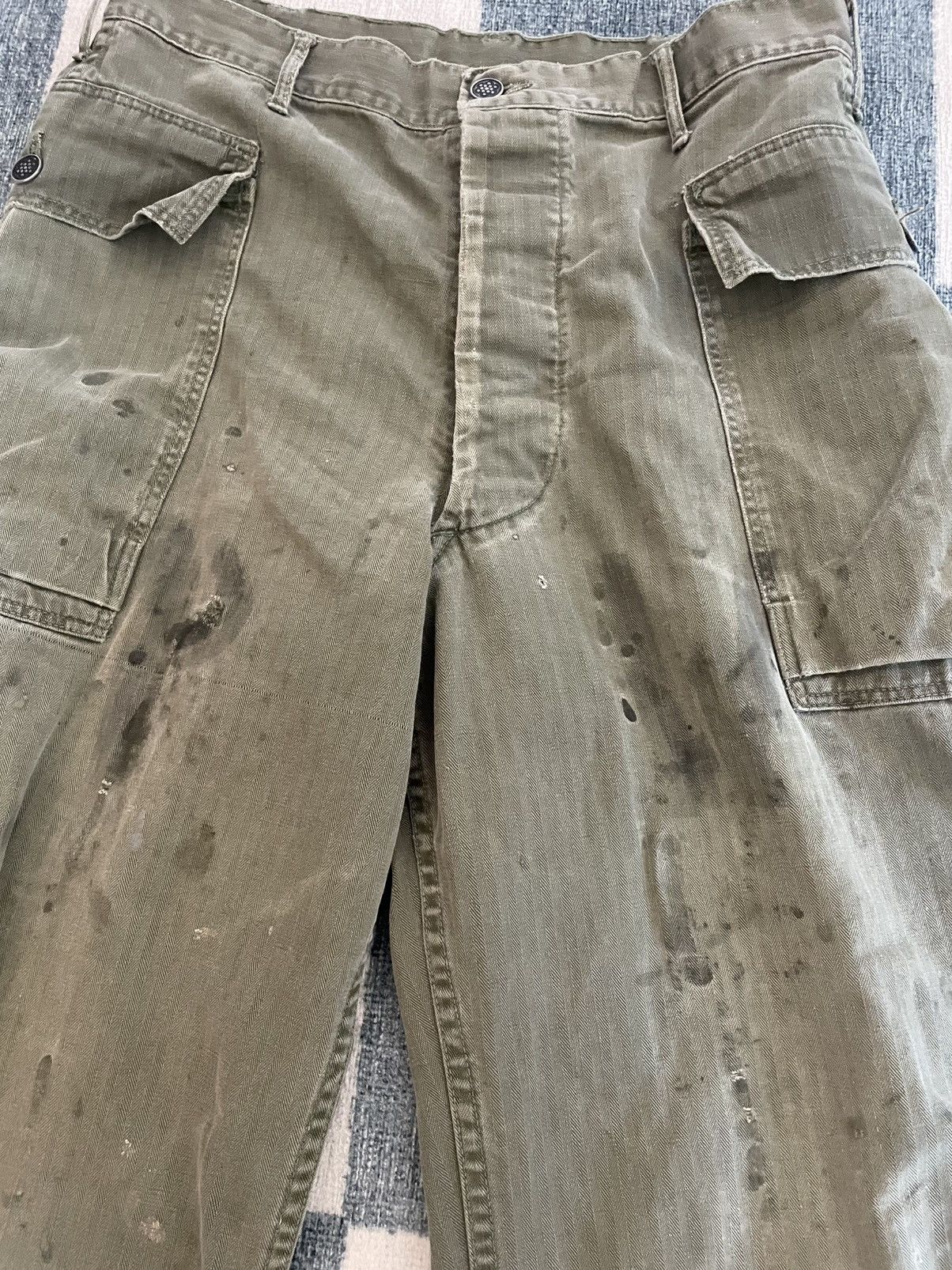 Vintage Vtg HBT P44 Pants Size US 31 - 2 Thumbnail