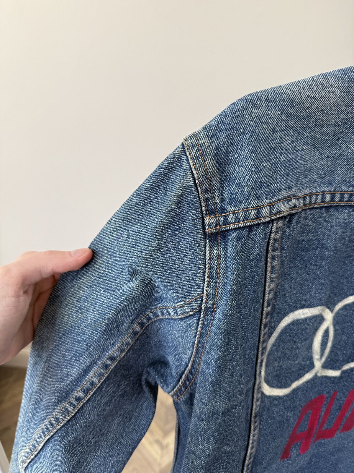 Audi Vintage Audi Denim Jacket Custom Patchwork Yamaha Elvis Size US M / EU 48-50 / 2 - 20 Thumbnail