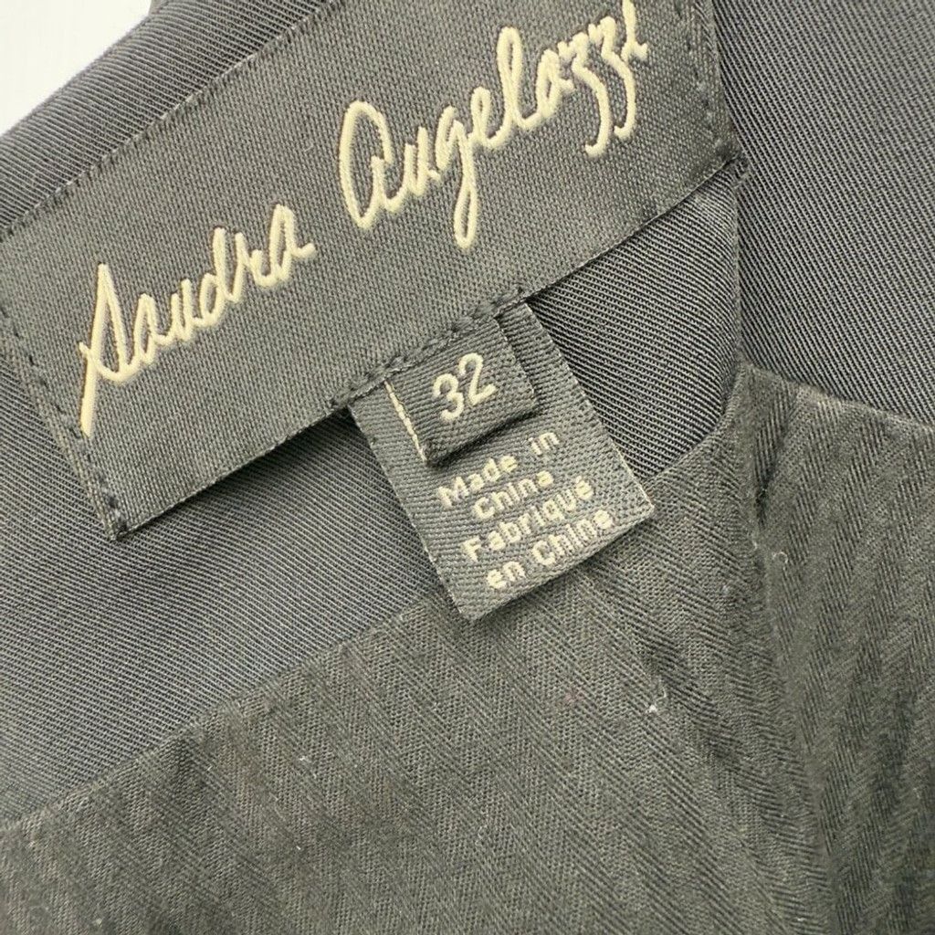 Other SANDRA ANGELOZZI Pencil Double Back Zip Black Skirt Size 32 Size 32" / US 10 / IT 46 - 5 Thumbnail