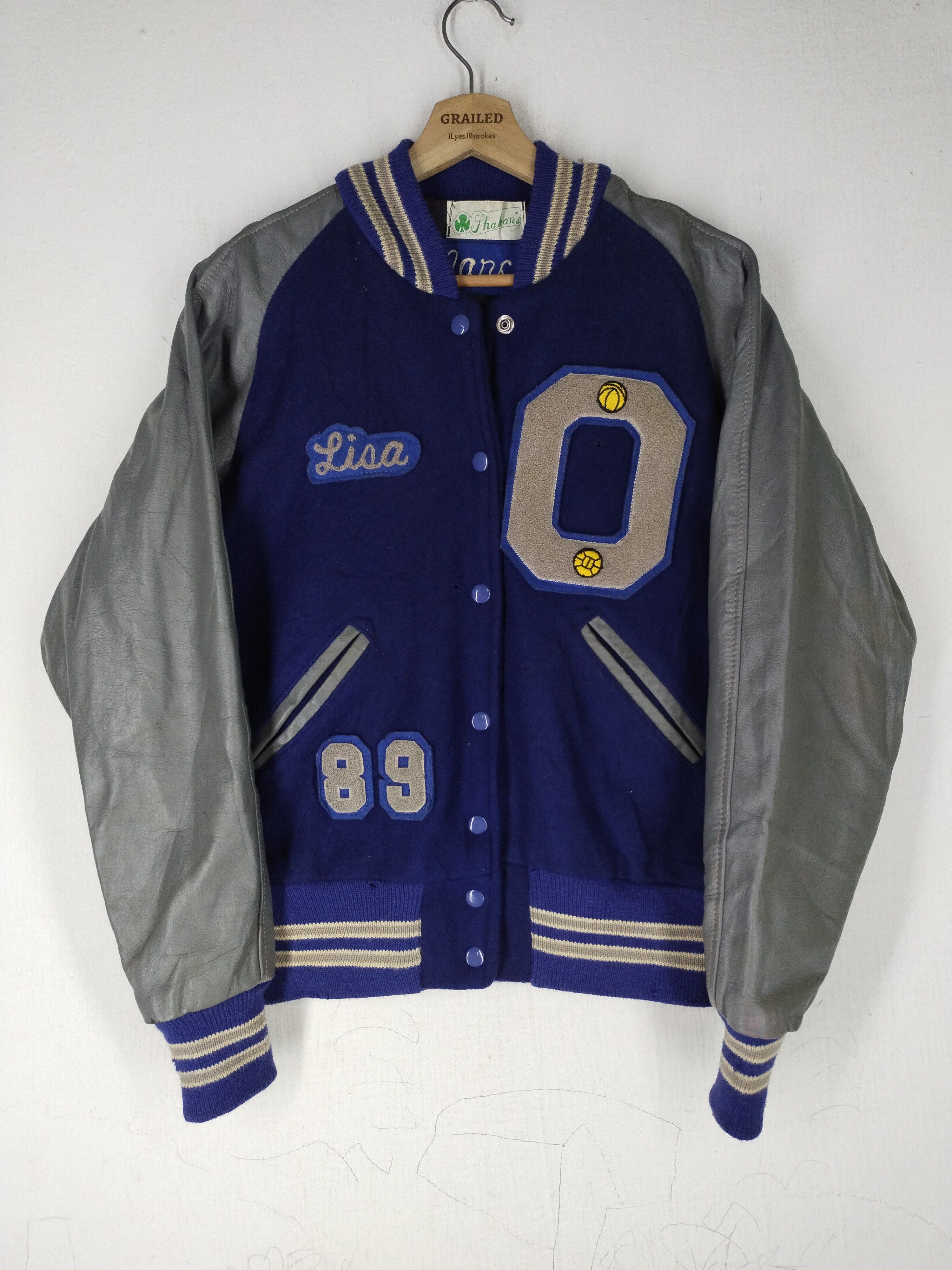 Vintage Vintage Lisa Olympik Trojen Varsity Leather Wool Jacket Size US M / EU 48-50 / 2 - 5 Thumbnail
