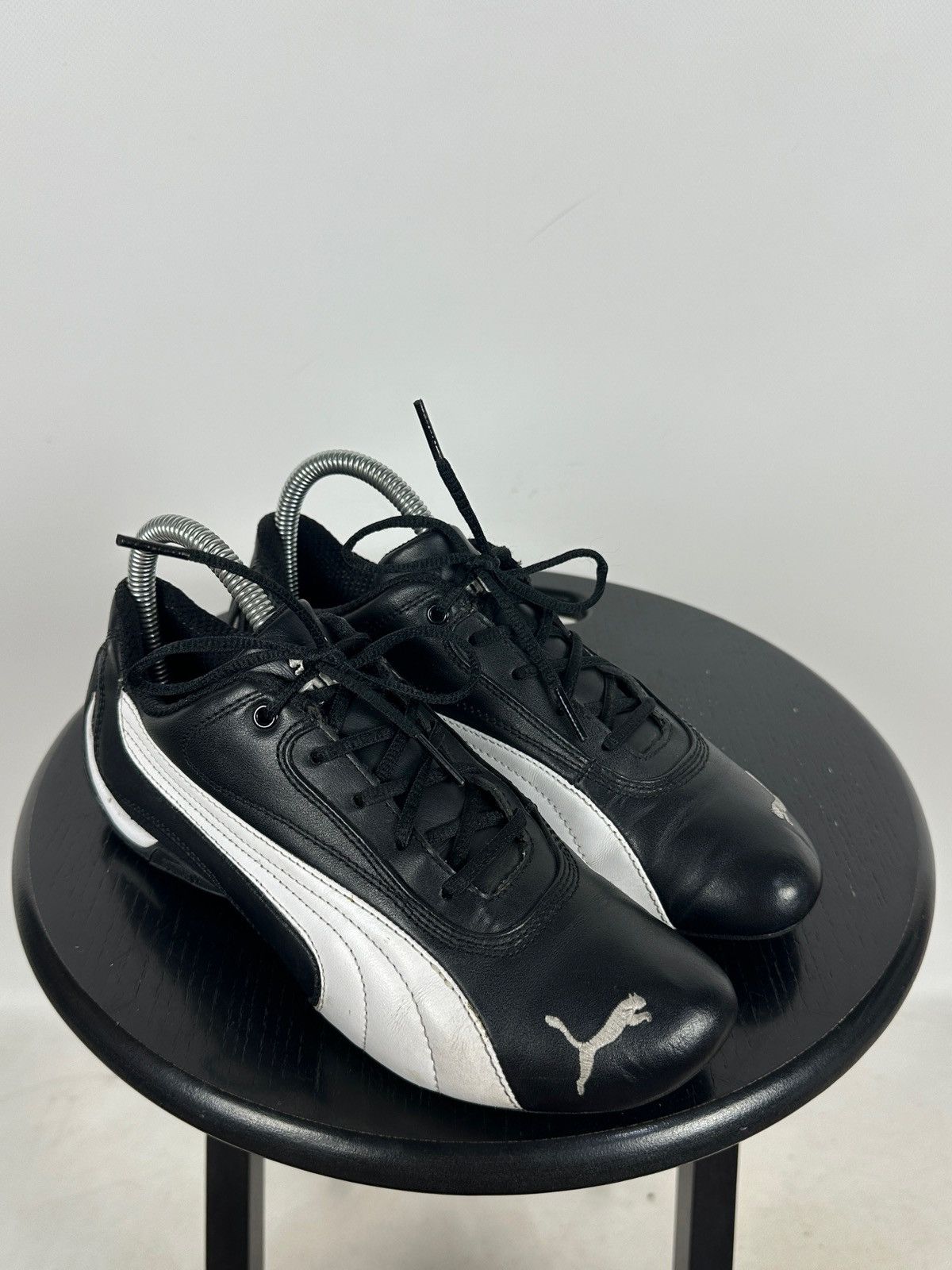 Puma Vintage Puma Speedcat Black/White Leather Y2K Sneakers Size US 5 / IT 35 - 2 Thumbnail