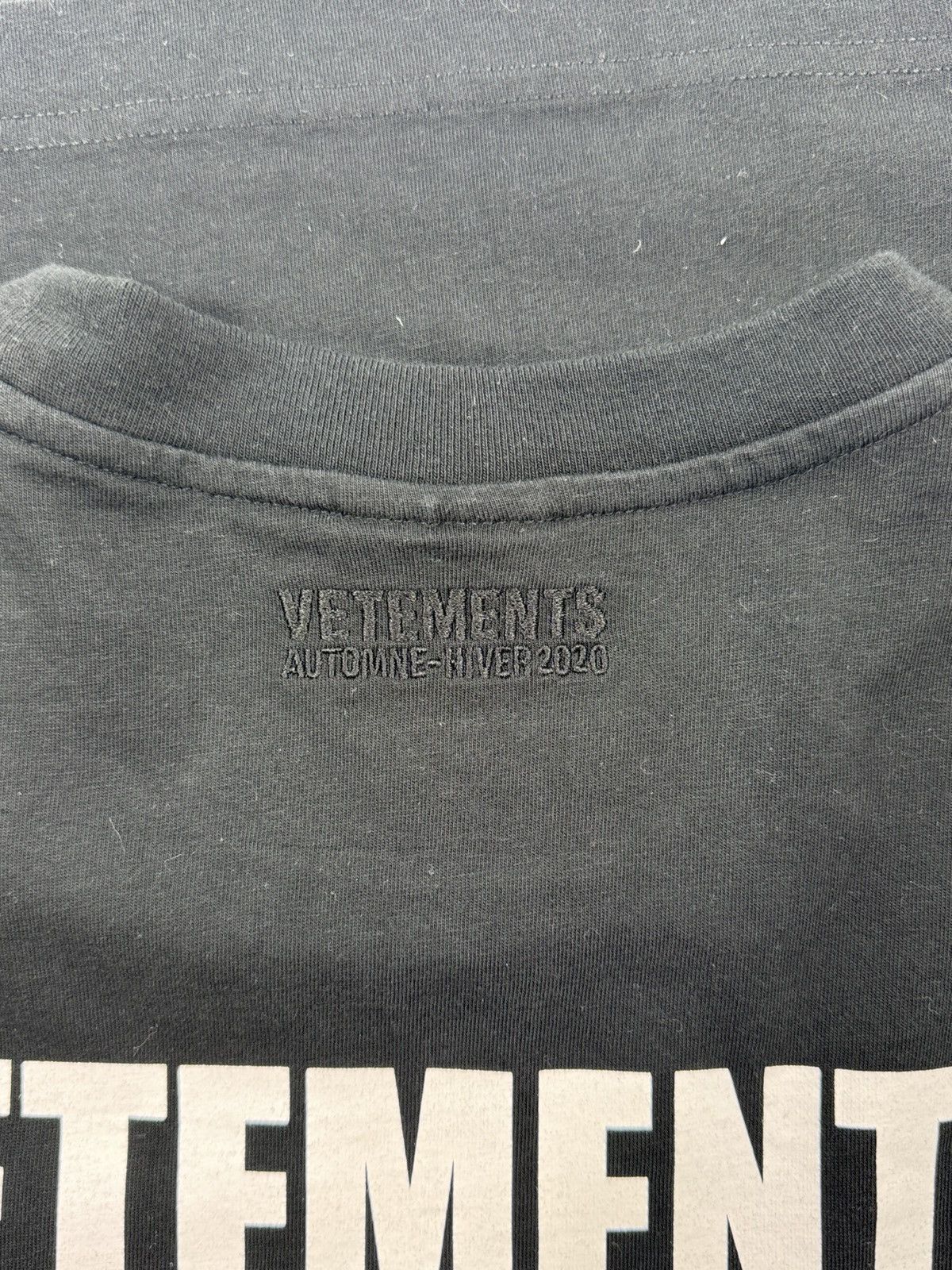 Vetements JUPITER NUMBER 3 PRINT OVERSIZED T-SHIRT Size US XL / EU 56 / 4 - 3 Thumbnail