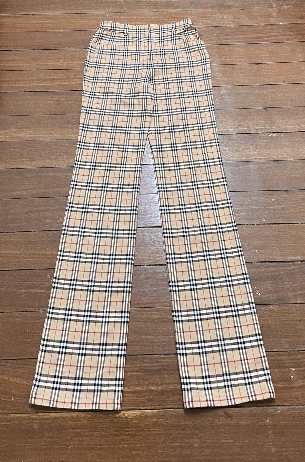Burberry × Vintage Very Rare Vintage Brand Burberrys Checkered Pants 1990s Size US 26 / EU 42 - 1 Thumbnail
