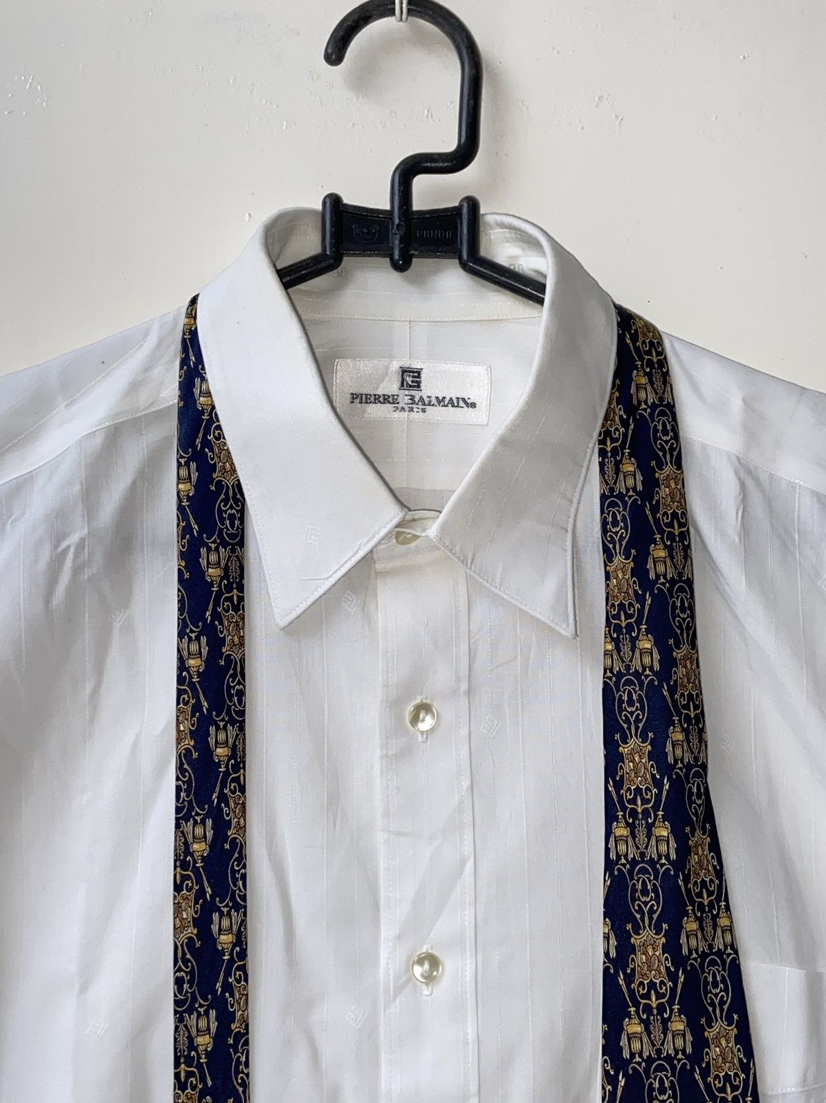 Pierre Balmain PIERRE BALMAIN Paris White Shirt Size US S / EU 44-46 / 1 - 4 Thumbnail