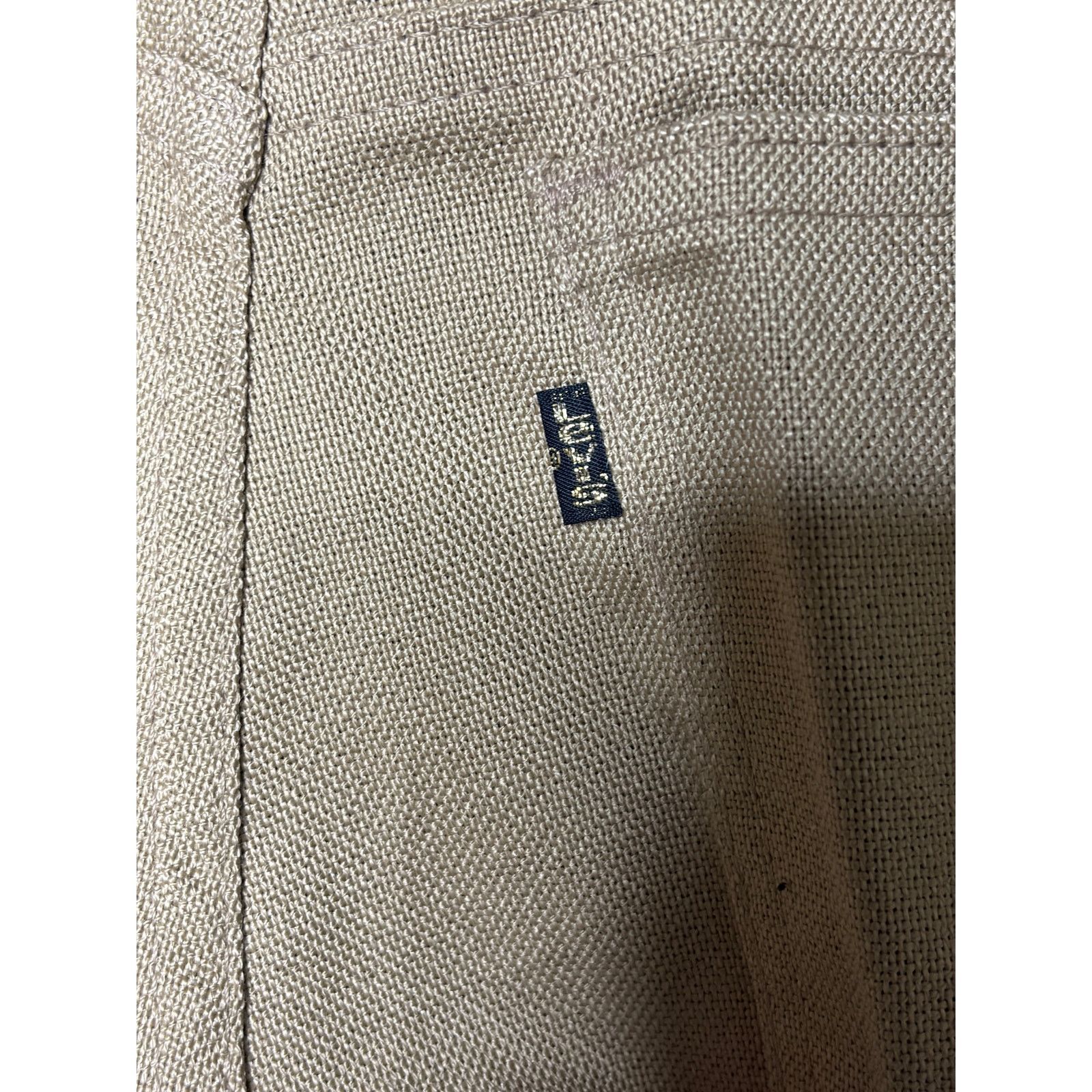 Levi's Vintage 70s Levi’s Sta-Prest khaki Dress Retro Pants 32x30 Size US 32 / EU 48 - 3 Thumbnail