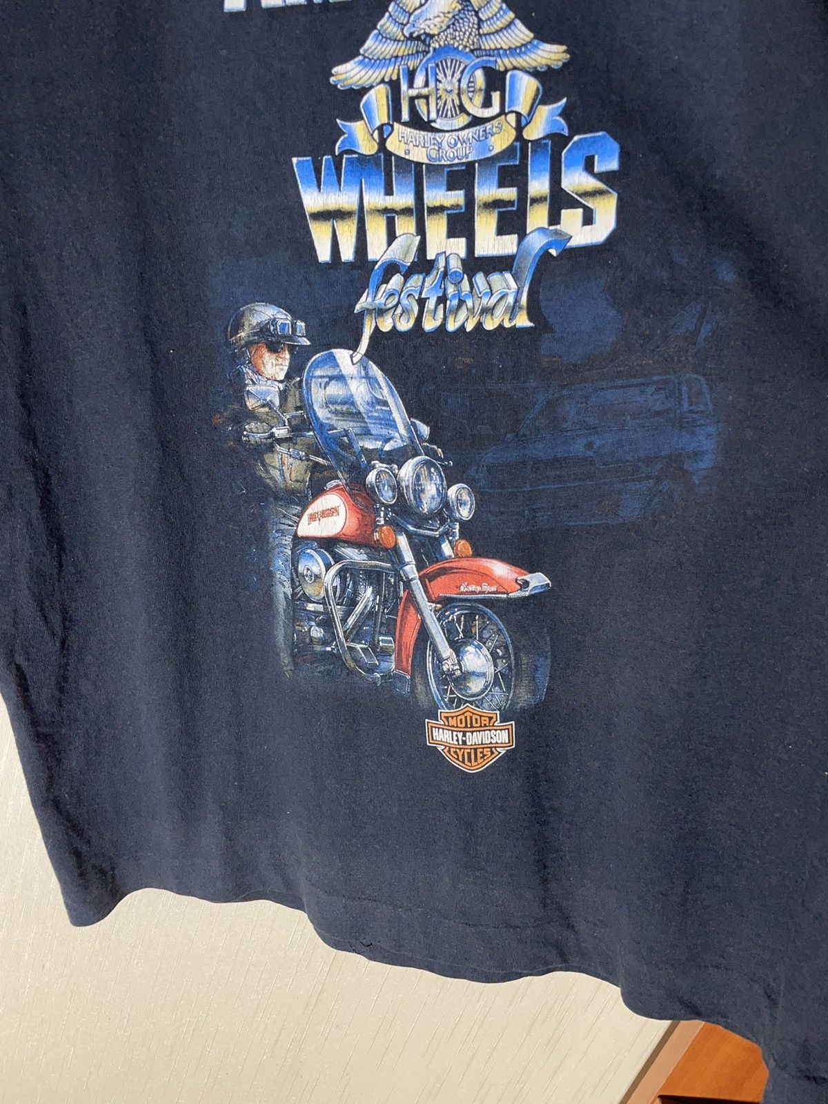 Harley Davidson × Vintage Harley Davidson 1996 vintage T shirt Size US L / EU 52-54 / 3 - 6 Thumbnail