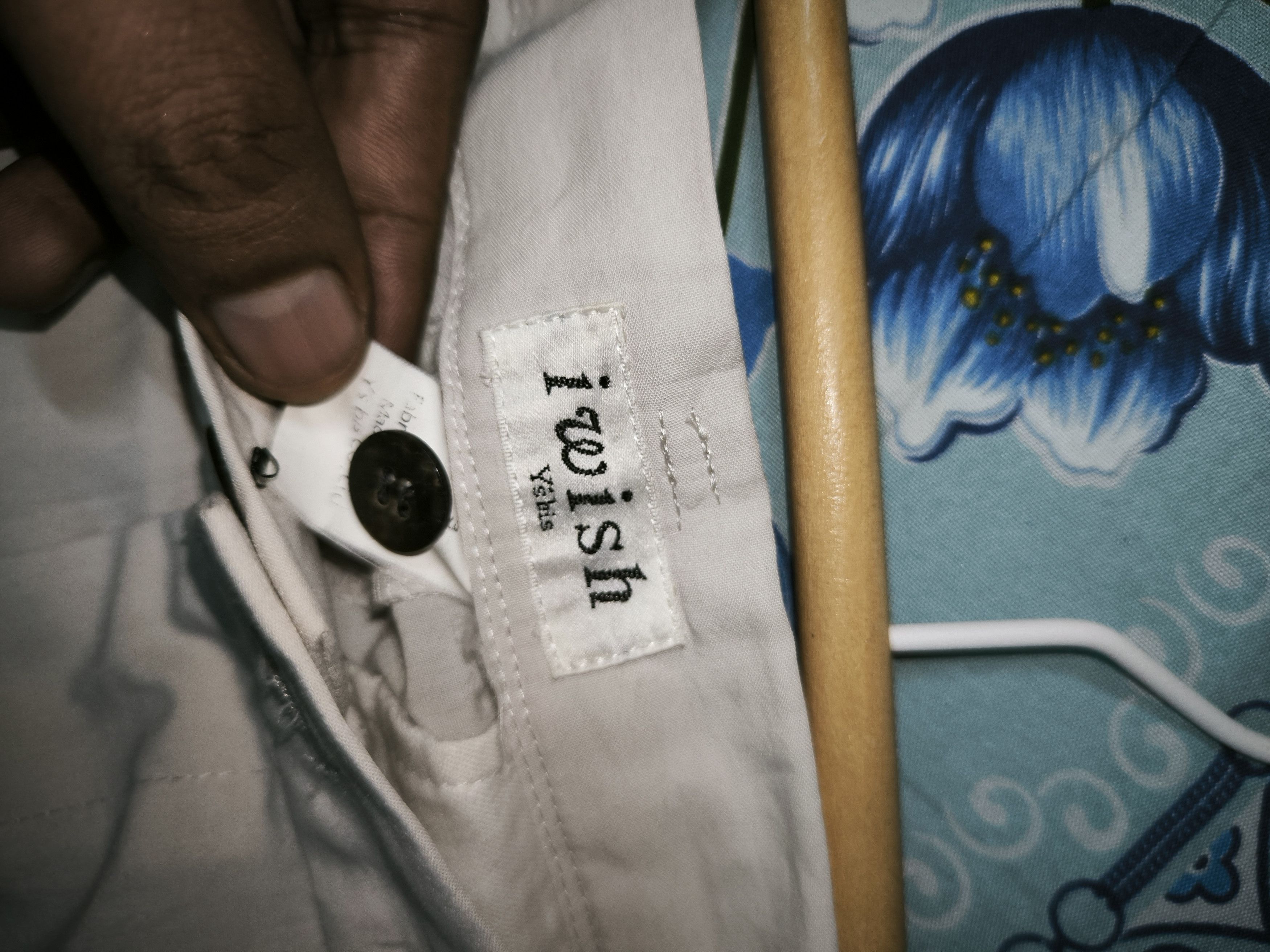 Japanese Brand × Y's × Yohji Yamamoto Iwish by Y's bis Basic Nylon Slack Pants Size 26" / US 2 / IT 38 - 8 Thumbnail