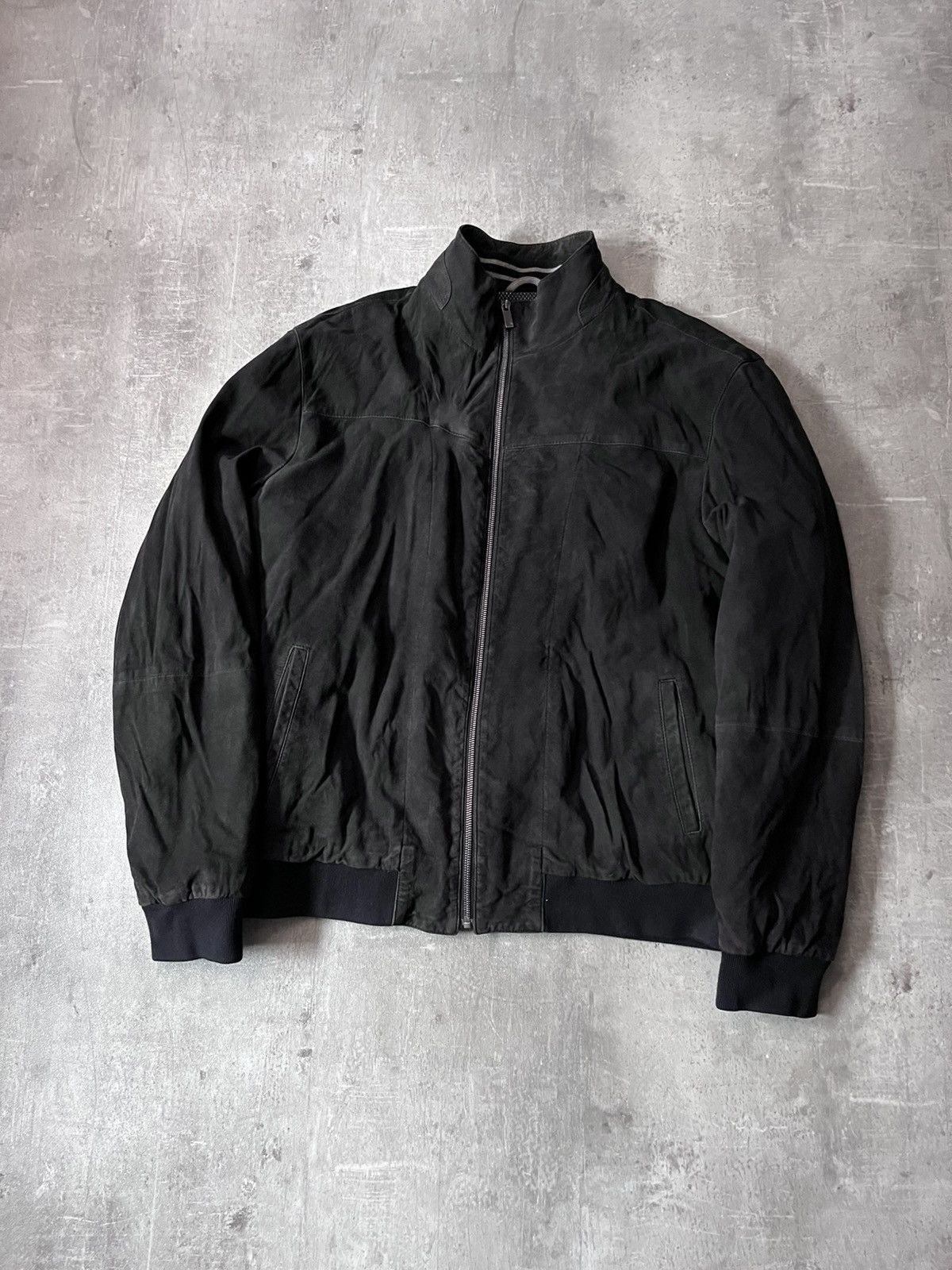 Ermenegildo Zegna Ermenegildo Zegna sude leather jacket Zegna Sport Size US XXL / EU 58 / 5 - 1 Thumbnail