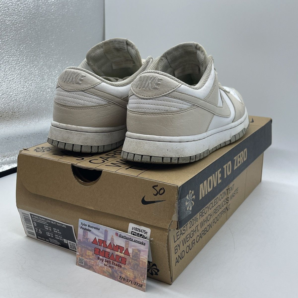 Nike Wmns dunk low next nature light orewood brown Size US 9 / IT 39 - 5 Thumbnail