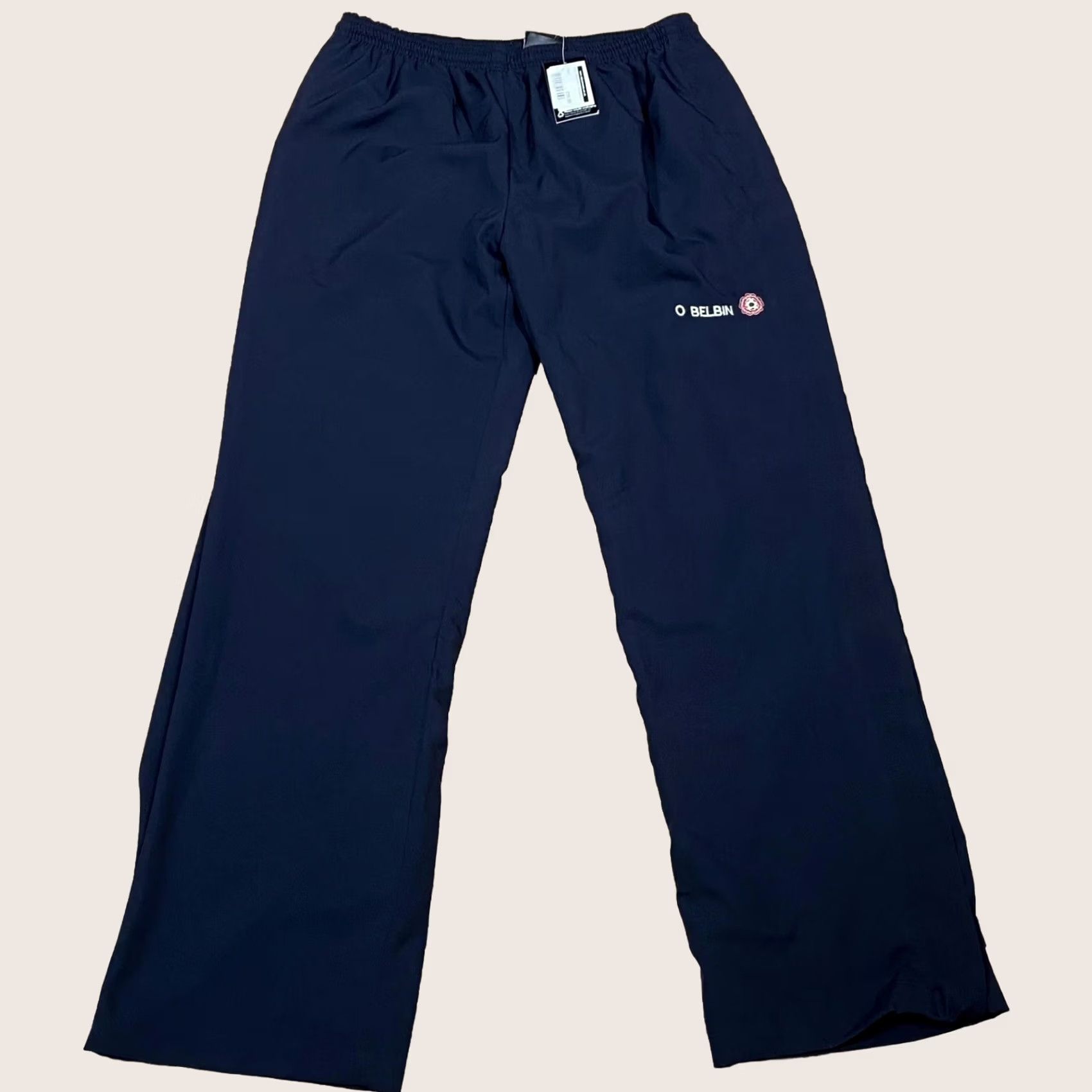 Vintage VINTAGE? No — Akoa Tudor Hall Track Pants Mens Large Navy Blue New With Tags Leg Zip Track Pants Mens Large Navy Blue Size US 33 - 1 Thumbnail