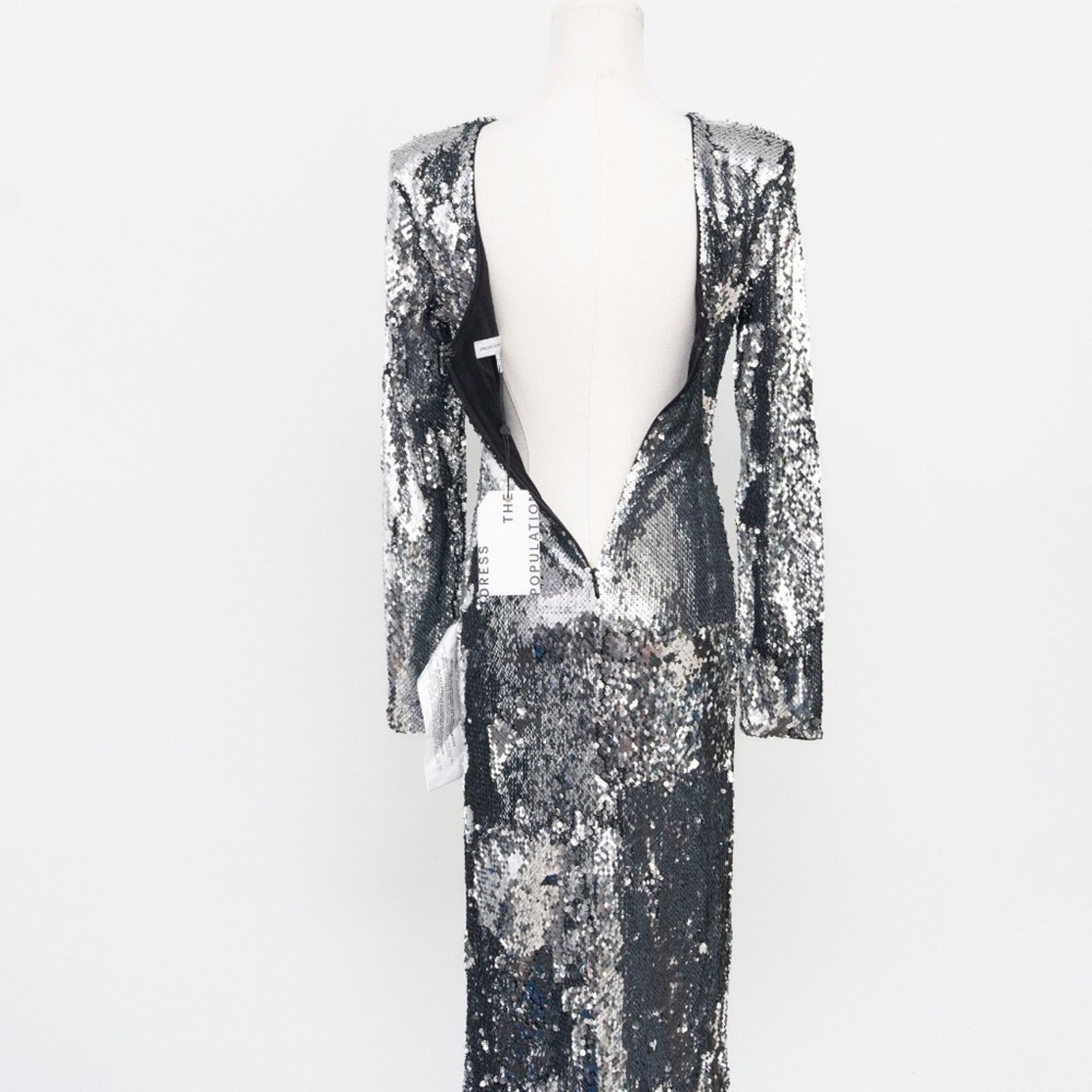 Dress the Population Dress The Population | Natalie Dress in Silver. Size Small. Size S / US 4 / IT 40 - 13 Thumbnail