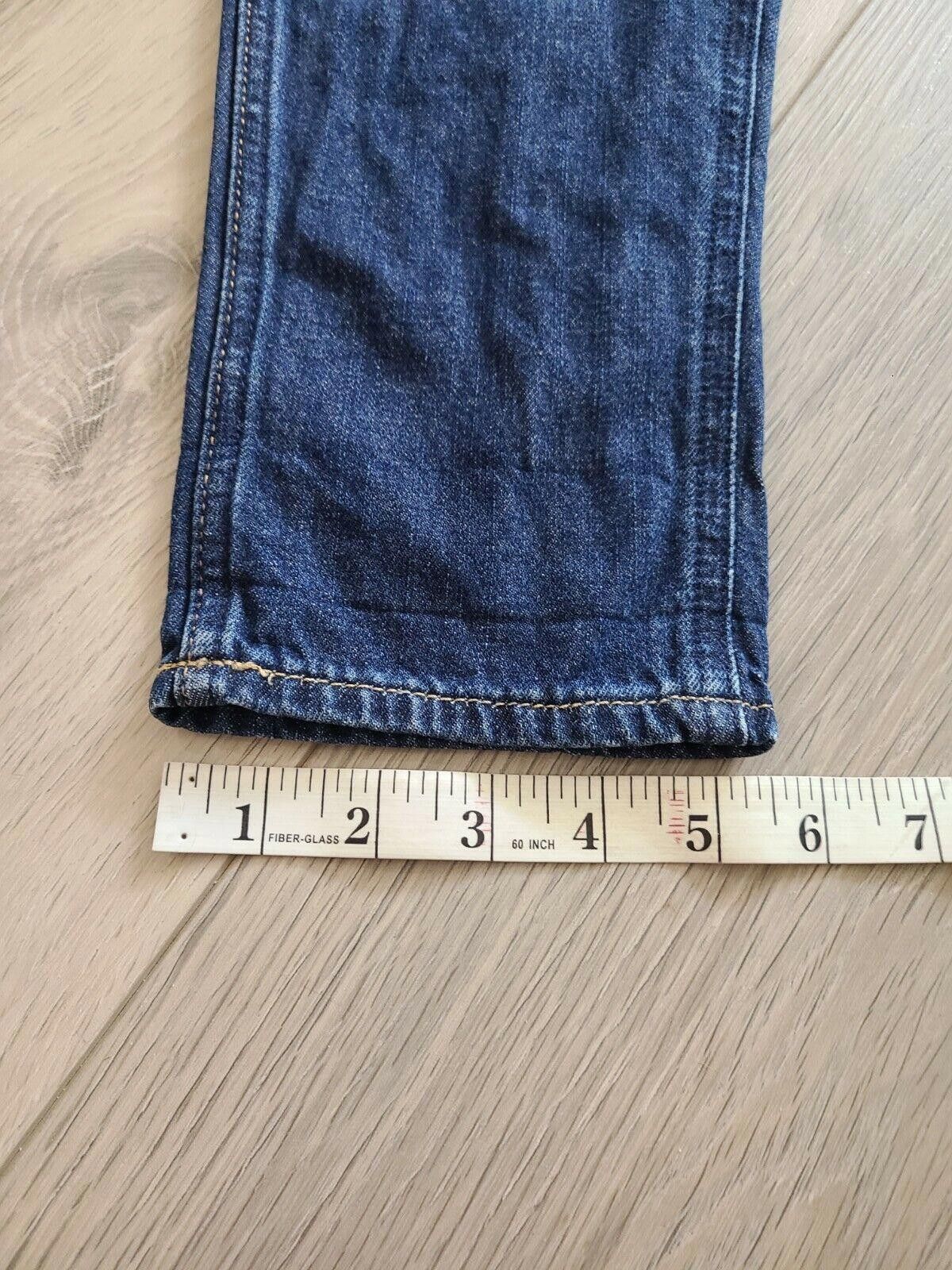 Designer Hollister Jeans Size 1 Distressed Dark Skinny Low Rise w 25 Size 25" / US 0 / IT 36 - 9 Thumbnail