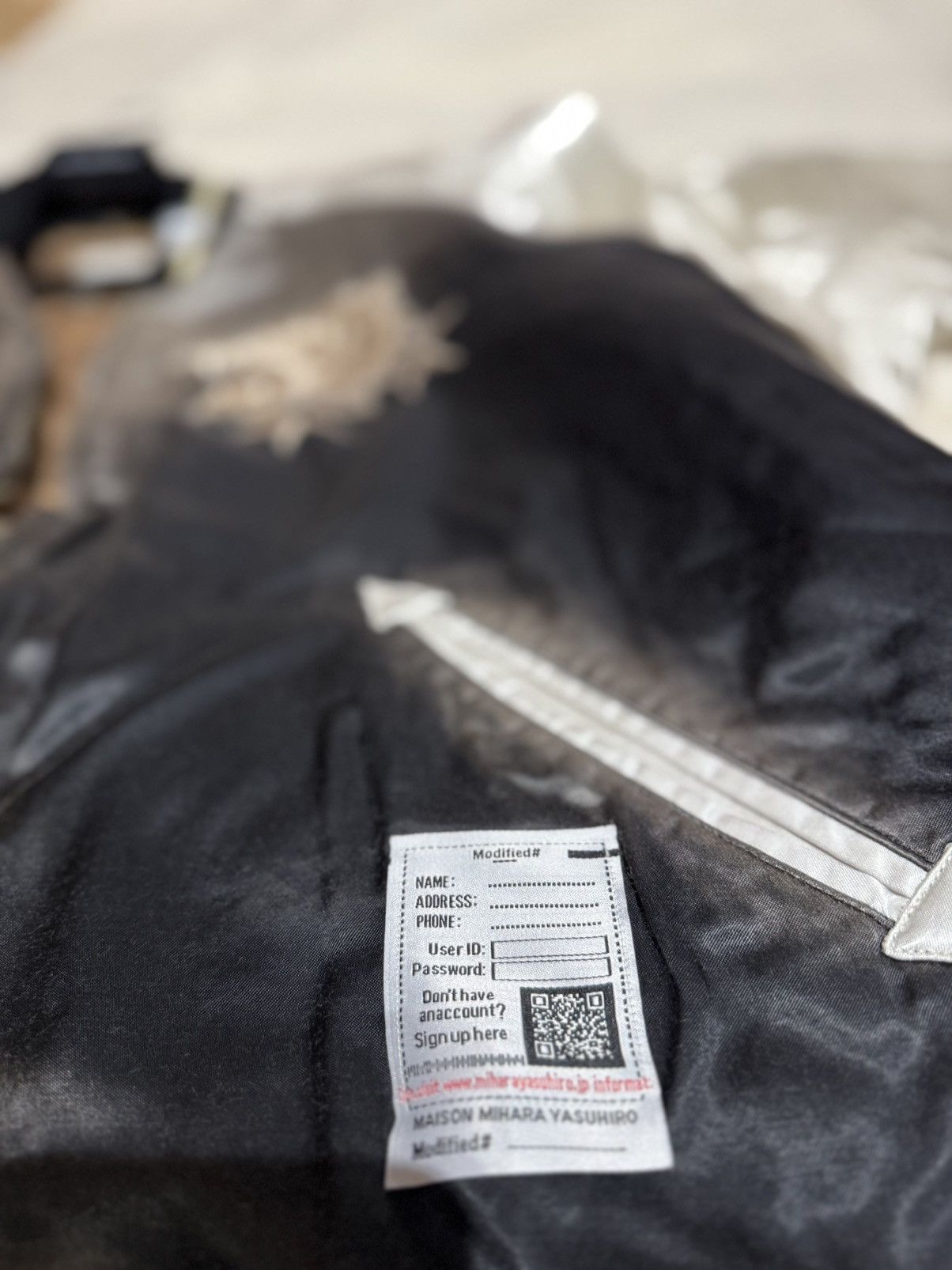 Maison MIHARA YASUHIRO FW24 VINTAGE BLACK BOMBER JACKET JAPANESE TOKIO TIGER Size US XL / EU 56 / 4 - 7 Thumbnail